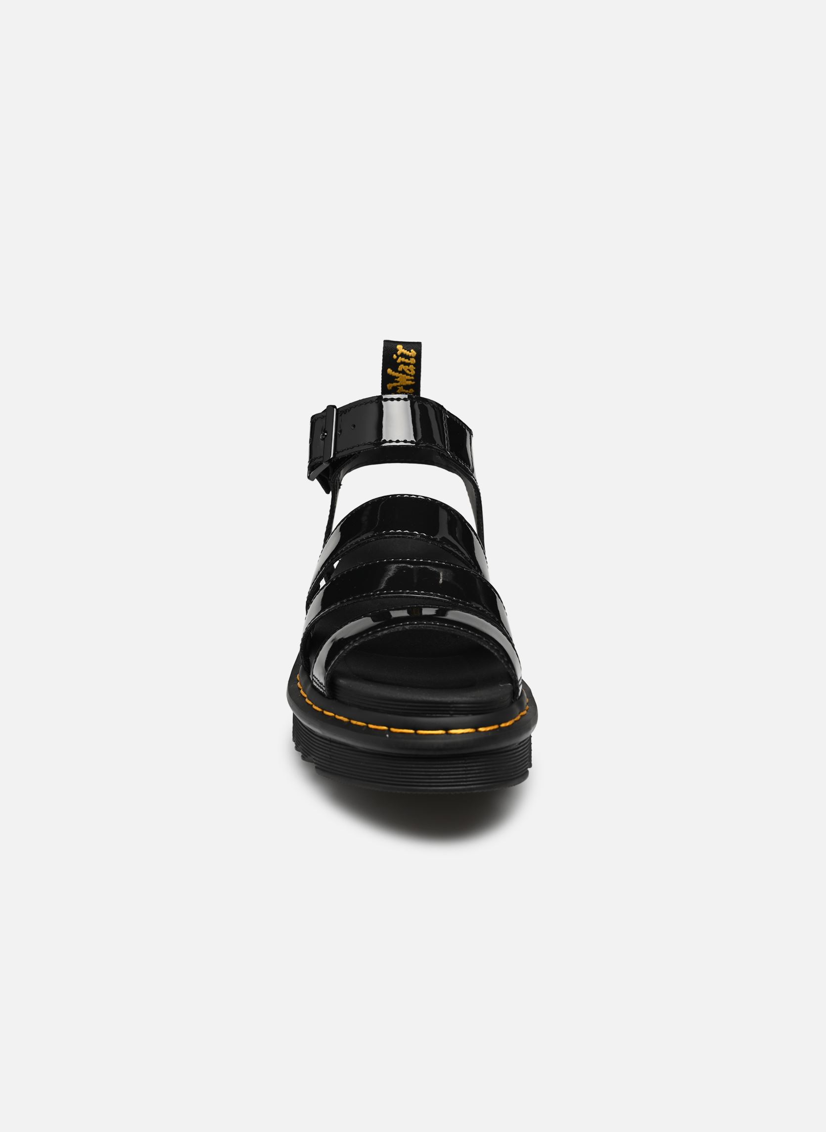 Sandali con zeppa e plateau Blaire donna nero Dr. Martens Sandali con zeppa e plateau Blaire donna nero BLACK PATENT LAMPER