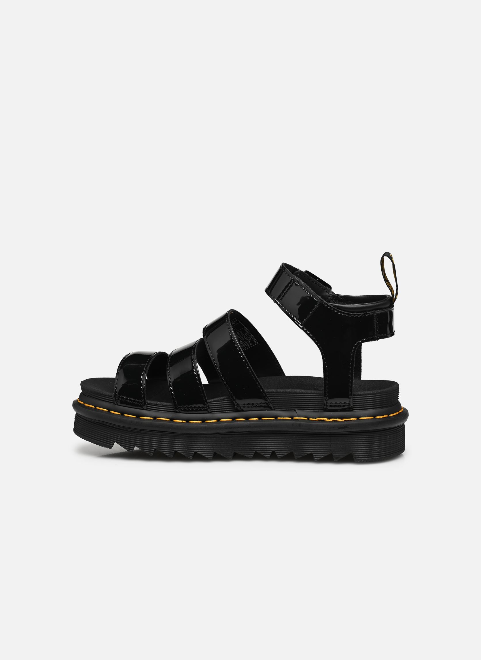 Sandali con zeppa e plateau Blaire donna nero Dr. Martens Sandali con zeppa e plateau Blaire donna nero BLACK PATENT LAMPER