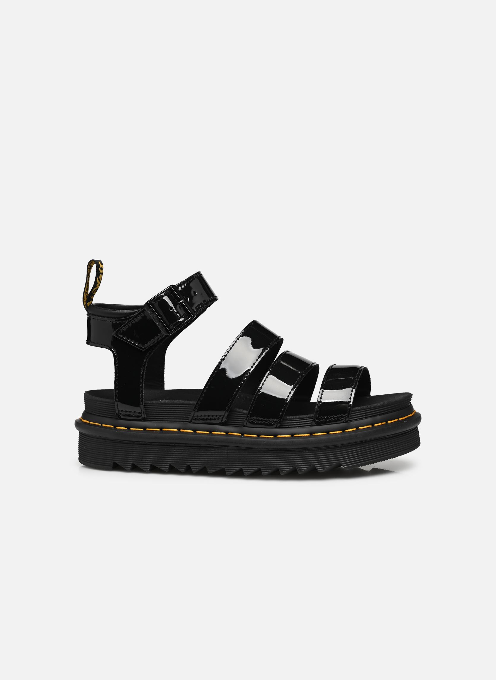Sandali con zeppa e plateau Blaire donna nero Dr. Martens Sandali con zeppa e plateau Blaire donna nero BLACK PATENT LAMPER
