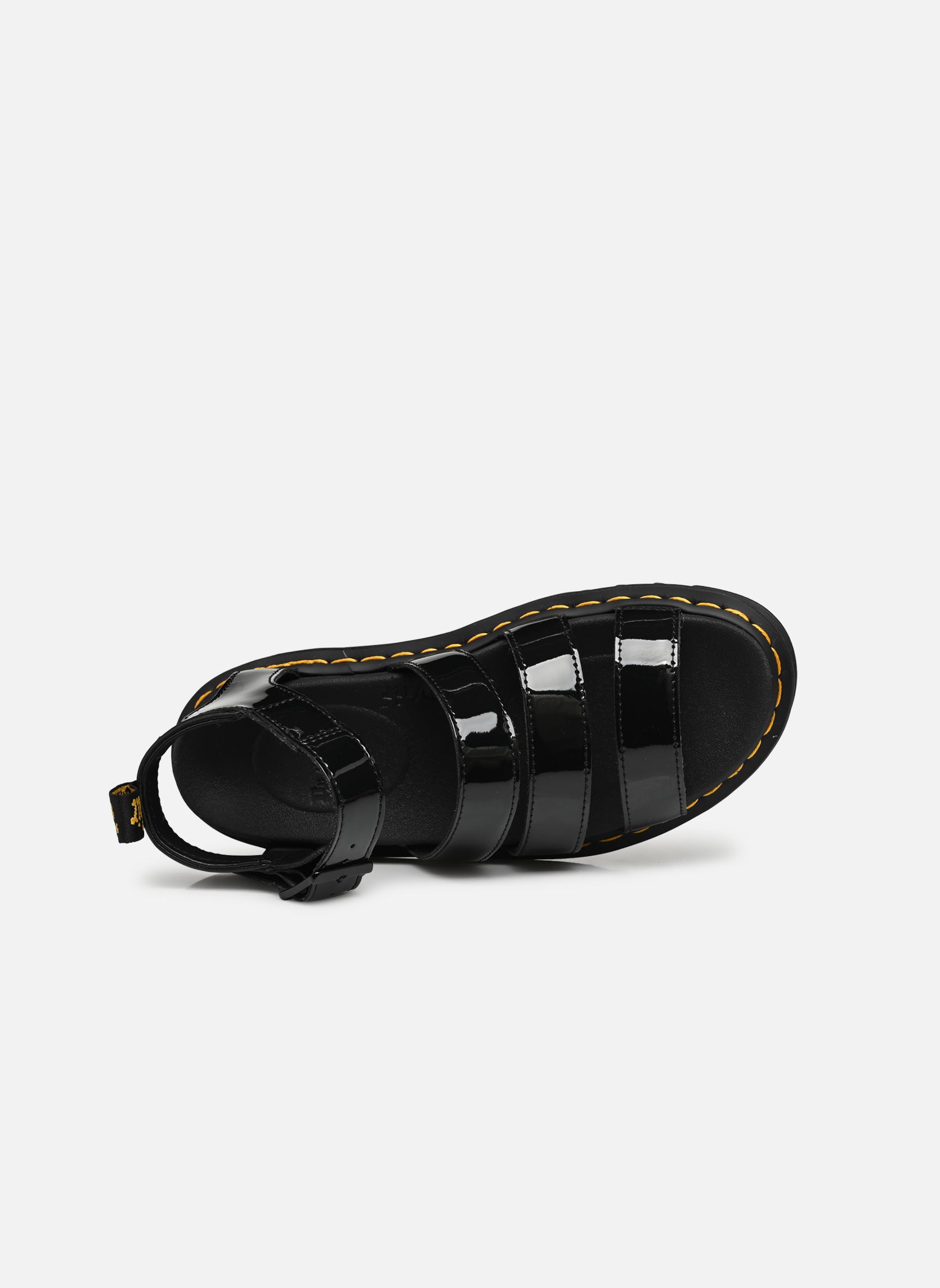 Sandali con zeppa e plateau Blaire donna nero Dr. Martens Sandali con zeppa e plateau Blaire donna nero BLACK PATENT LAMPER