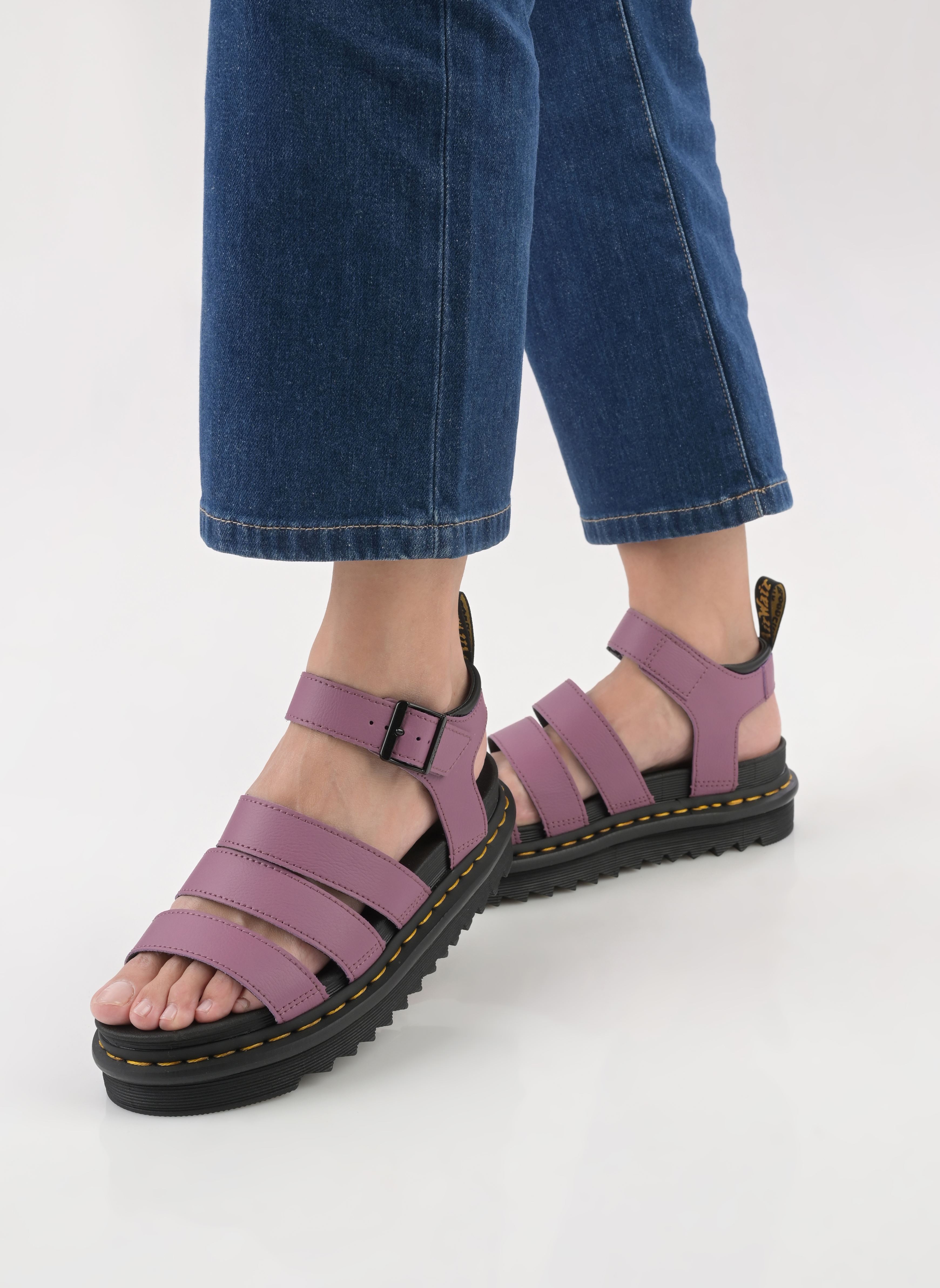 Sandales compensées et plateformes Blaire femme rose Dr. Martens Sandales compensées et plateformes Blaire femme rose MAUVE ATHENA