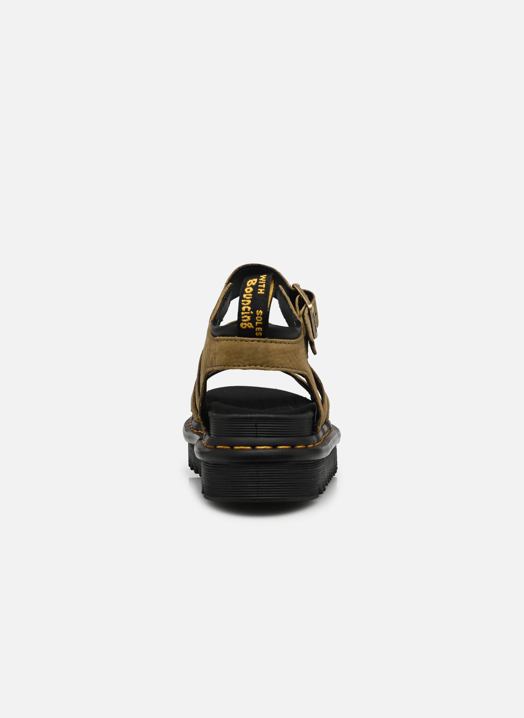 Sandalen met sleehak en plateau Blaire dames groen Dr. Martens Sandalen met sleehak en plateau Blaire dames groen MUTED OLIVE TUMBLED NUBUCK