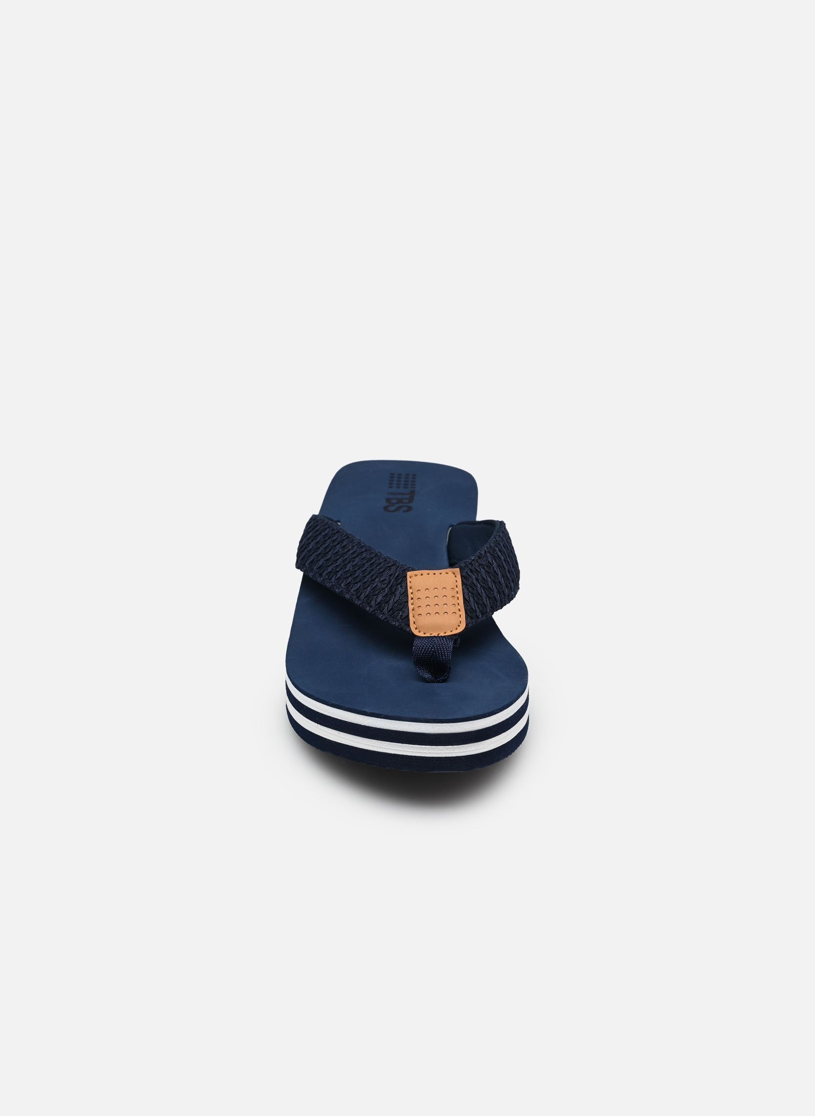 Pantoletten GRANADA damen blau TBS Pantoletten GRANADA damen blau MARINE + BLANC