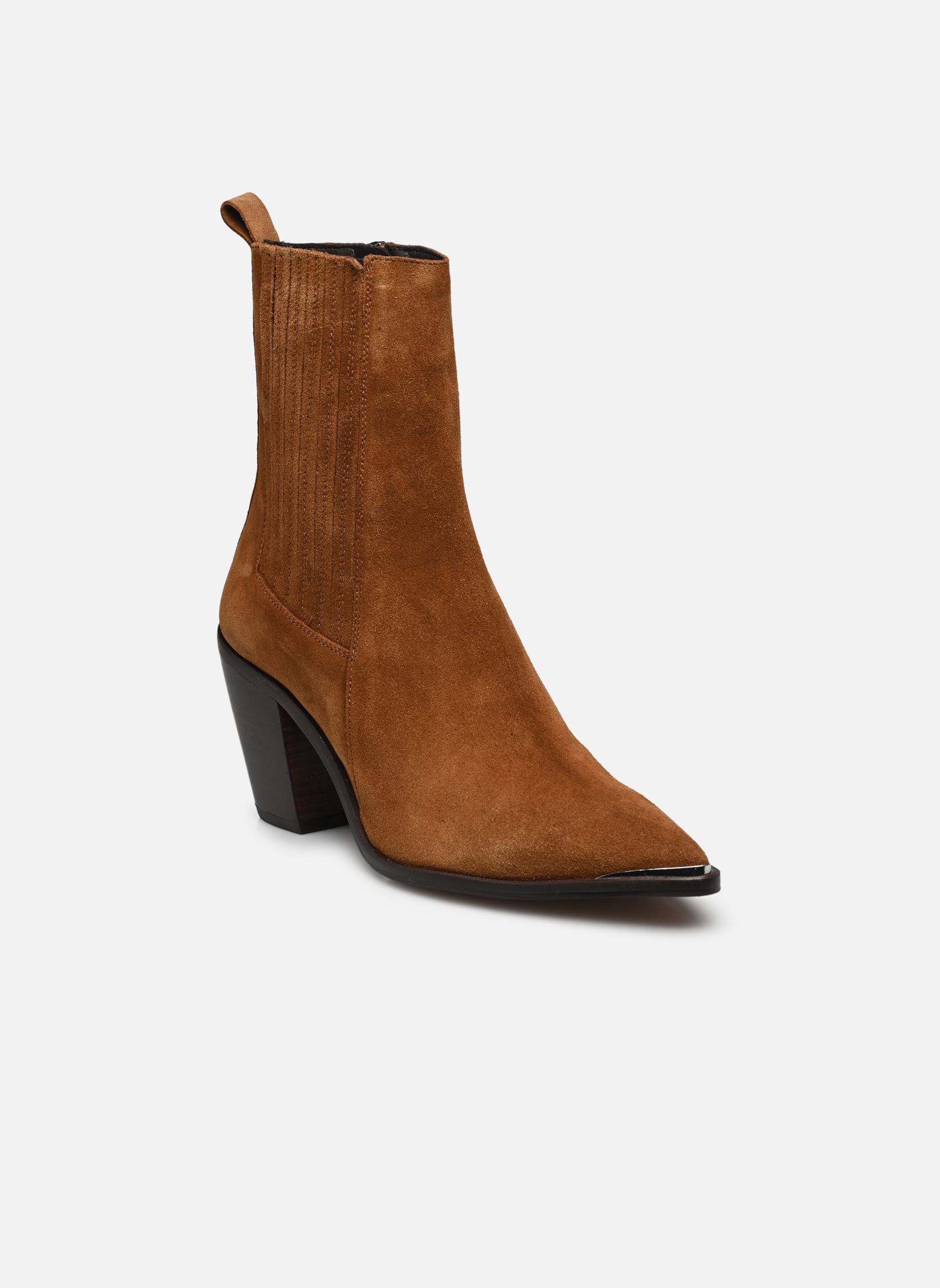 Cowboy-Stiefeletten BASAMA damen braun Jonak Cowboy-Stiefeletten BASAMA damen braun Croute marron