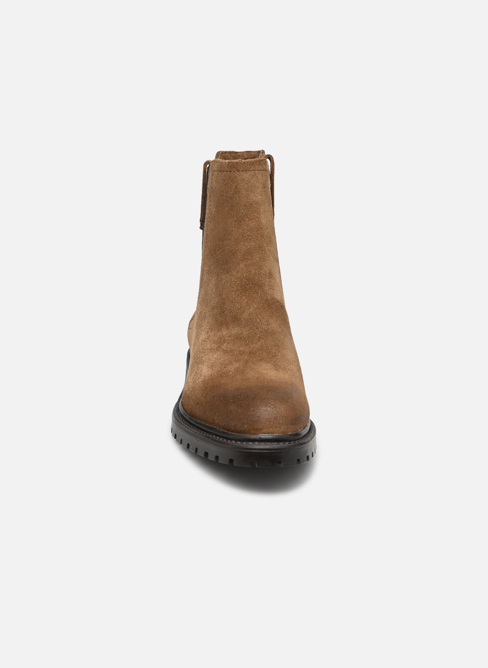 Bottines basses CANDIDE femme beige Jonak Bottines basses CANDIDE femme beige Croute taupe