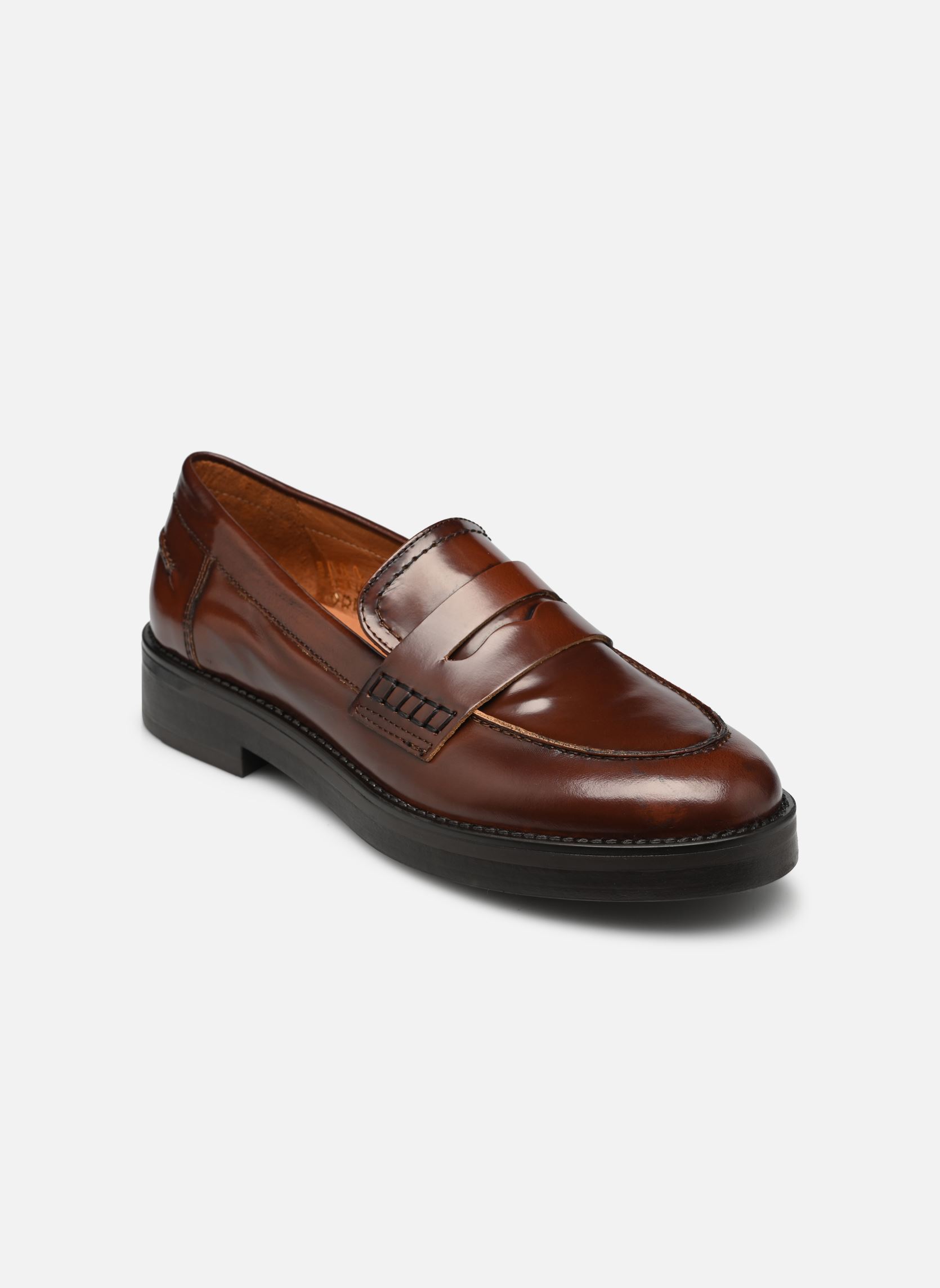 Mocassins MIRNA femme marron Jonak Mocassins MIRNA femme marron CUIR MARRON