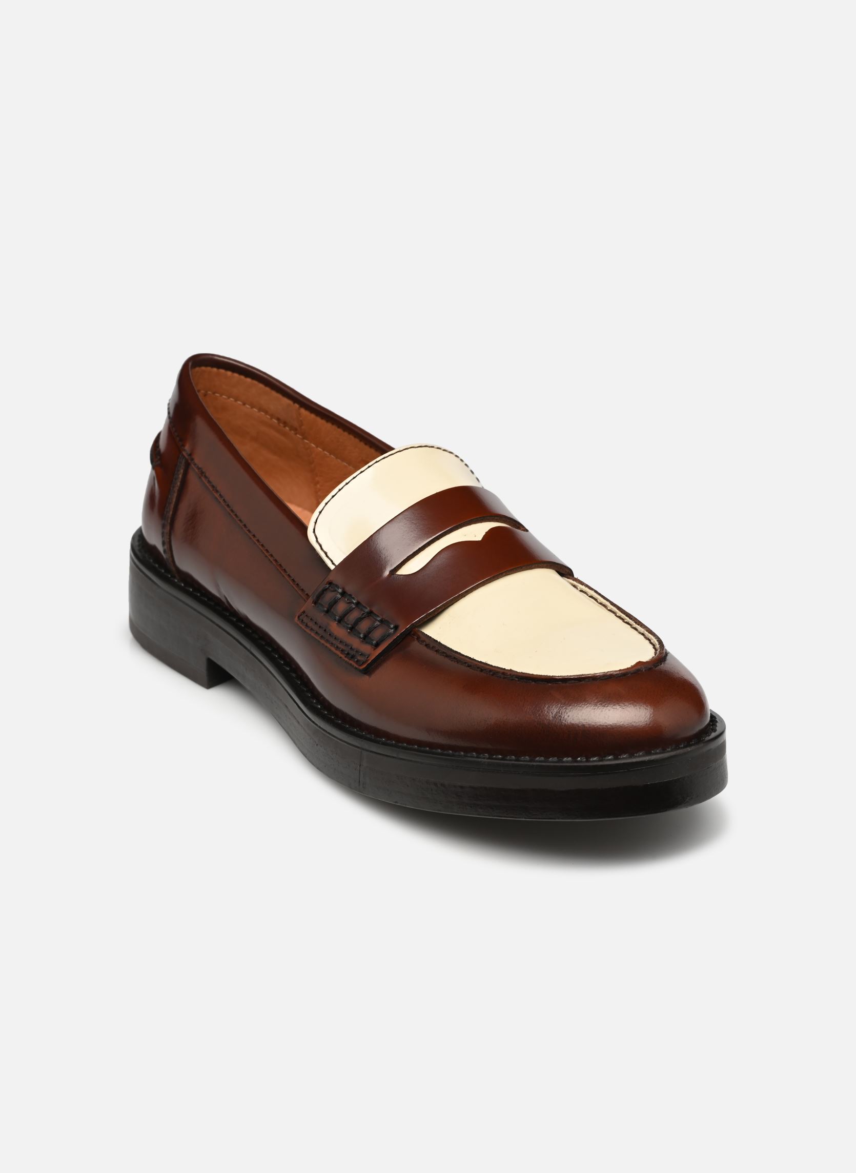 Mocassins MIRNA femme marron Jonak Mocassins MIRNA femme marron ECRU/ MARRON