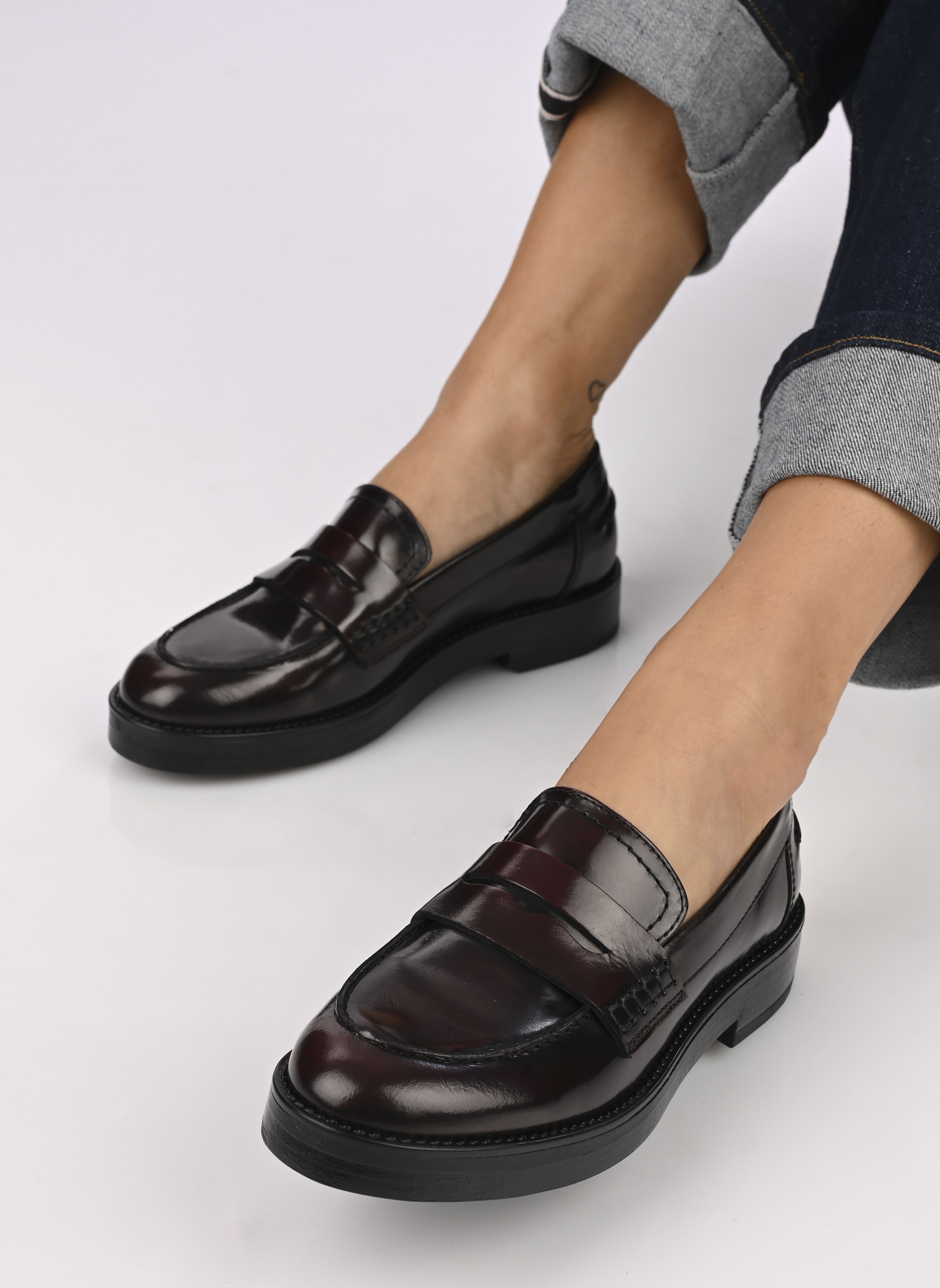 Mocassins MIRNA femme bordeaux Jonak Mocassins MIRNA femme bordeaux BORDEAUX