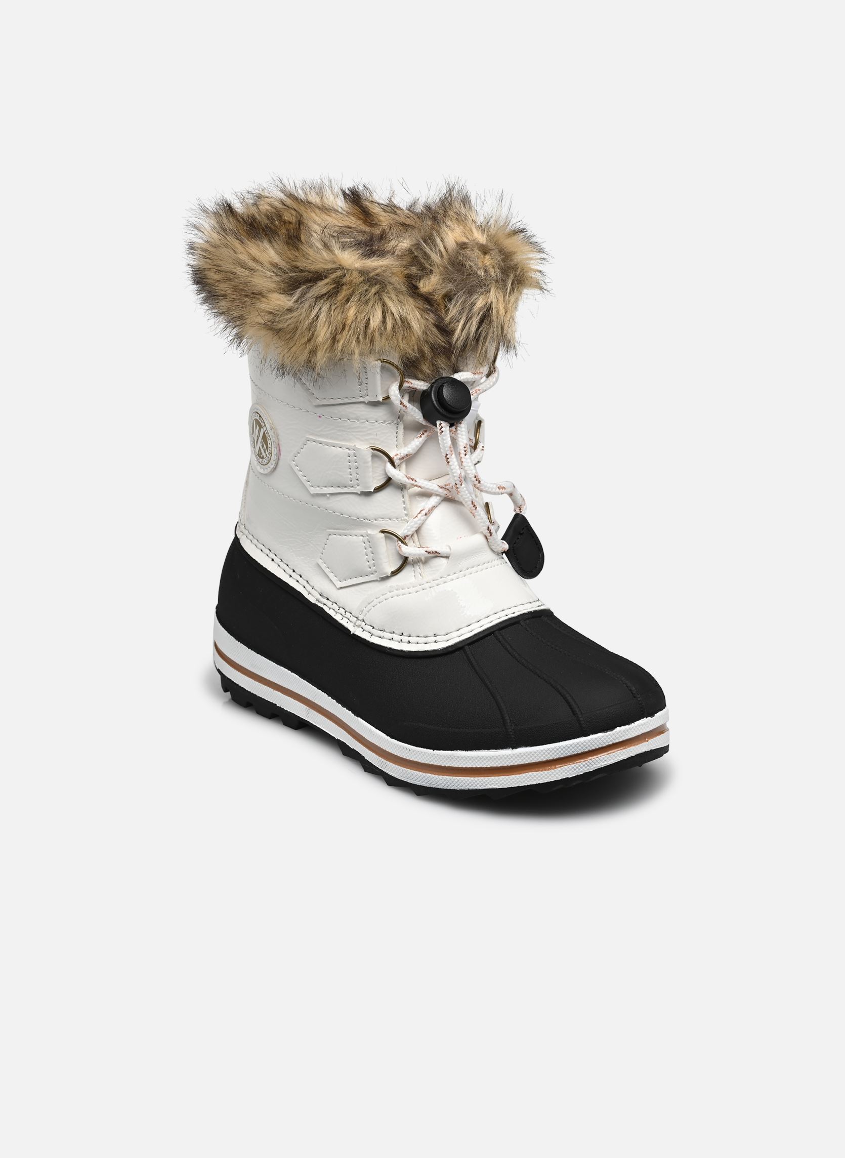 Snowboots Jade meisjes wit Kimberfeel Snowboots Jade meisjes wit Vernis blanc