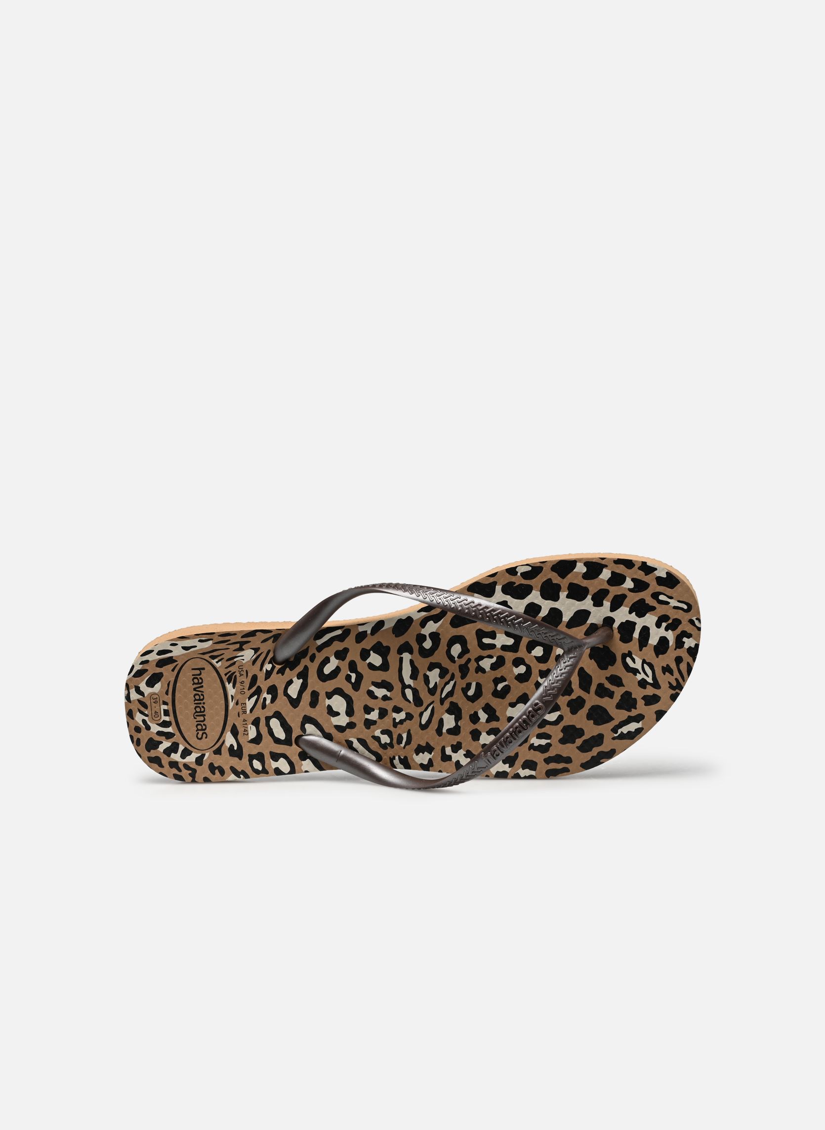 Tongs HAV. SLIM ANIMALS femme multicolore Havaianas Tongs HAV. SLIM ANIMALS femme multicolore ROSE GOLD/CAFE