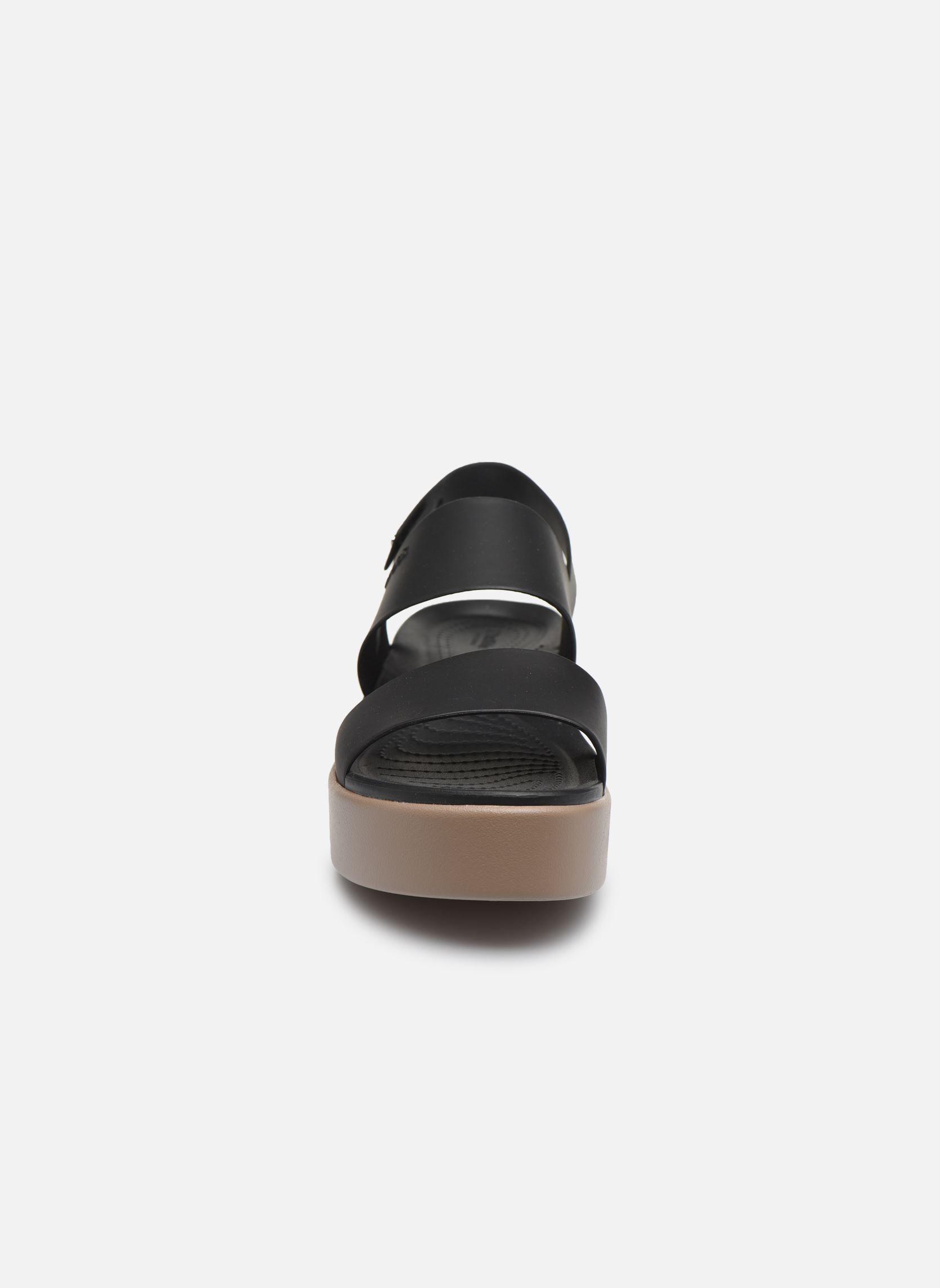 Sandales compensées et plateformes Crocs Brooklyn Low Wedge W femme noir Crocs Sandales compensées et plateformes Crocs Brooklyn Low Wedge W femme noir Black/Mushroom