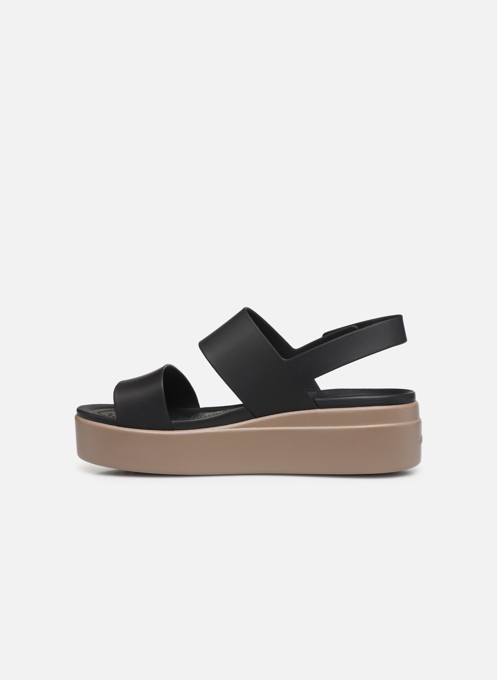 Sandales compensées et plateformes Crocs Brooklyn Low Wedge W femme noir Crocs Sandales compensées et plateformes Crocs Brooklyn Low Wedge W femme noir Black/Mushroom