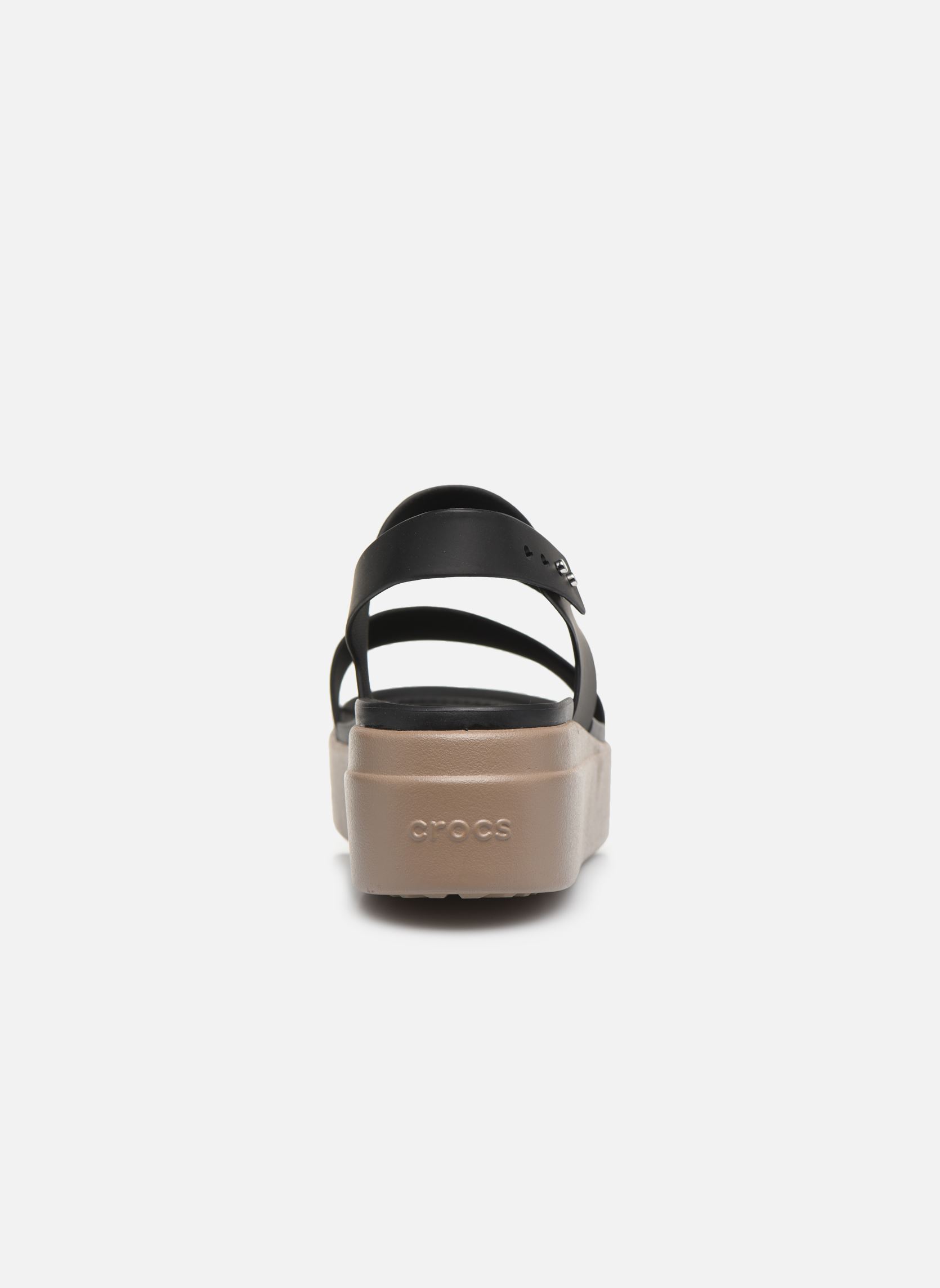 Sandales compensées et plateformes Crocs Brooklyn Low Wedge W femme noir Crocs Sandales compensées et plateformes Crocs Brooklyn Low Wedge W femme noir Black/Mushroom