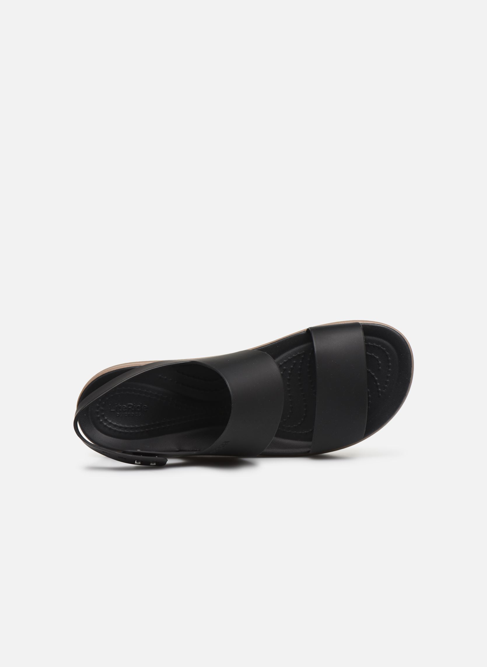 Sandales compensées et plateformes Crocs Brooklyn Low Wedge W femme noir Crocs Sandales compensées et plateformes Crocs Brooklyn Low Wedge W femme noir Black/Mushroom