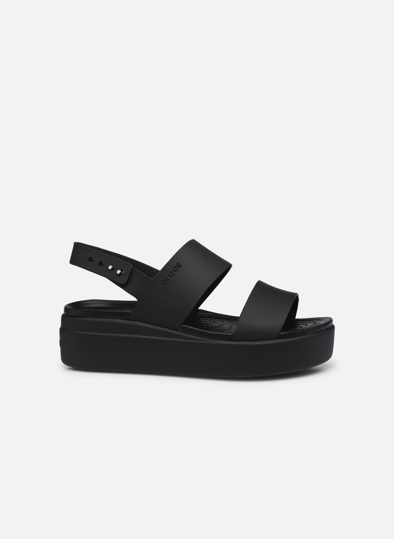 Keil- und Plateausandalen Crocs Brooklyn Low Wedge W damen schwarz Crocs Keil- und Plateausandalen Crocs Brooklyn Low Wedge W damen schwarz Black Black