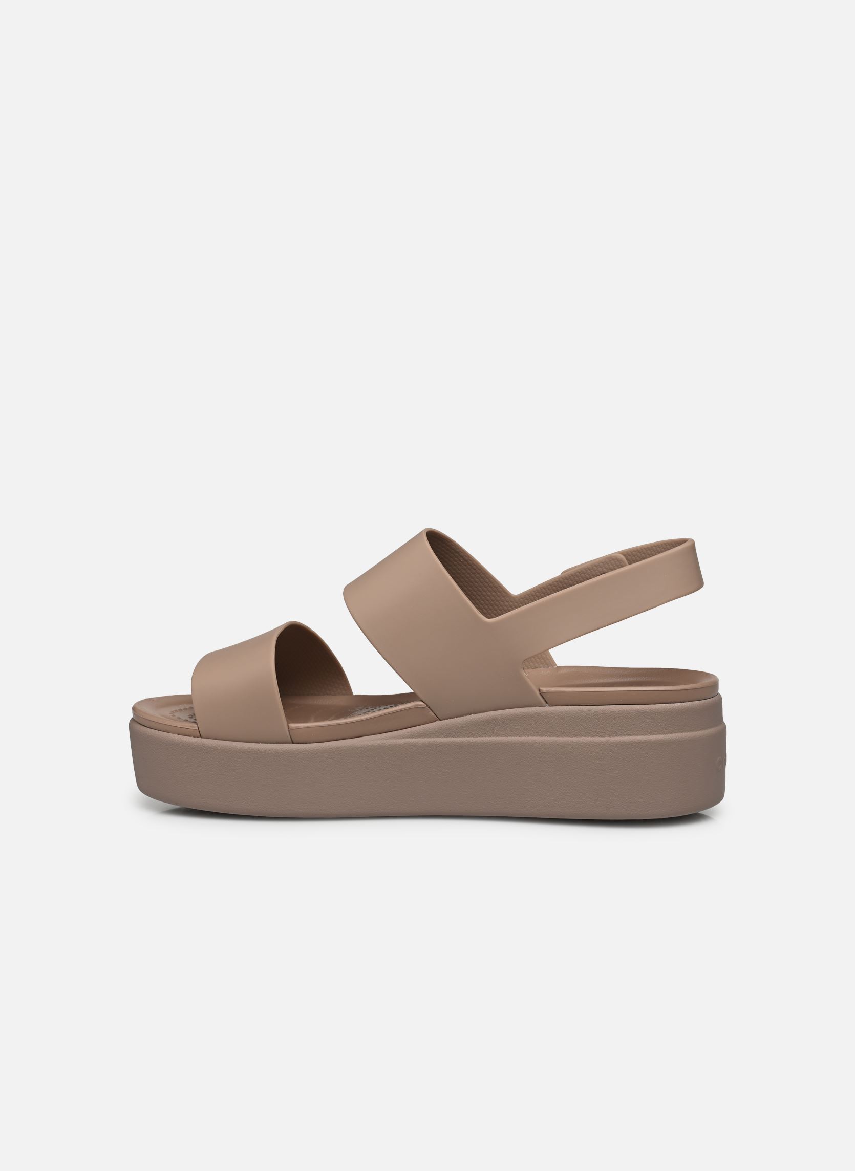 Keil- und Plateausandalen Crocs Brooklyn Low Wedge W damen braun Crocs Keil- und Plateausandalen Crocs Brooklyn Low Wedge W damen braun Latte/Mushroom