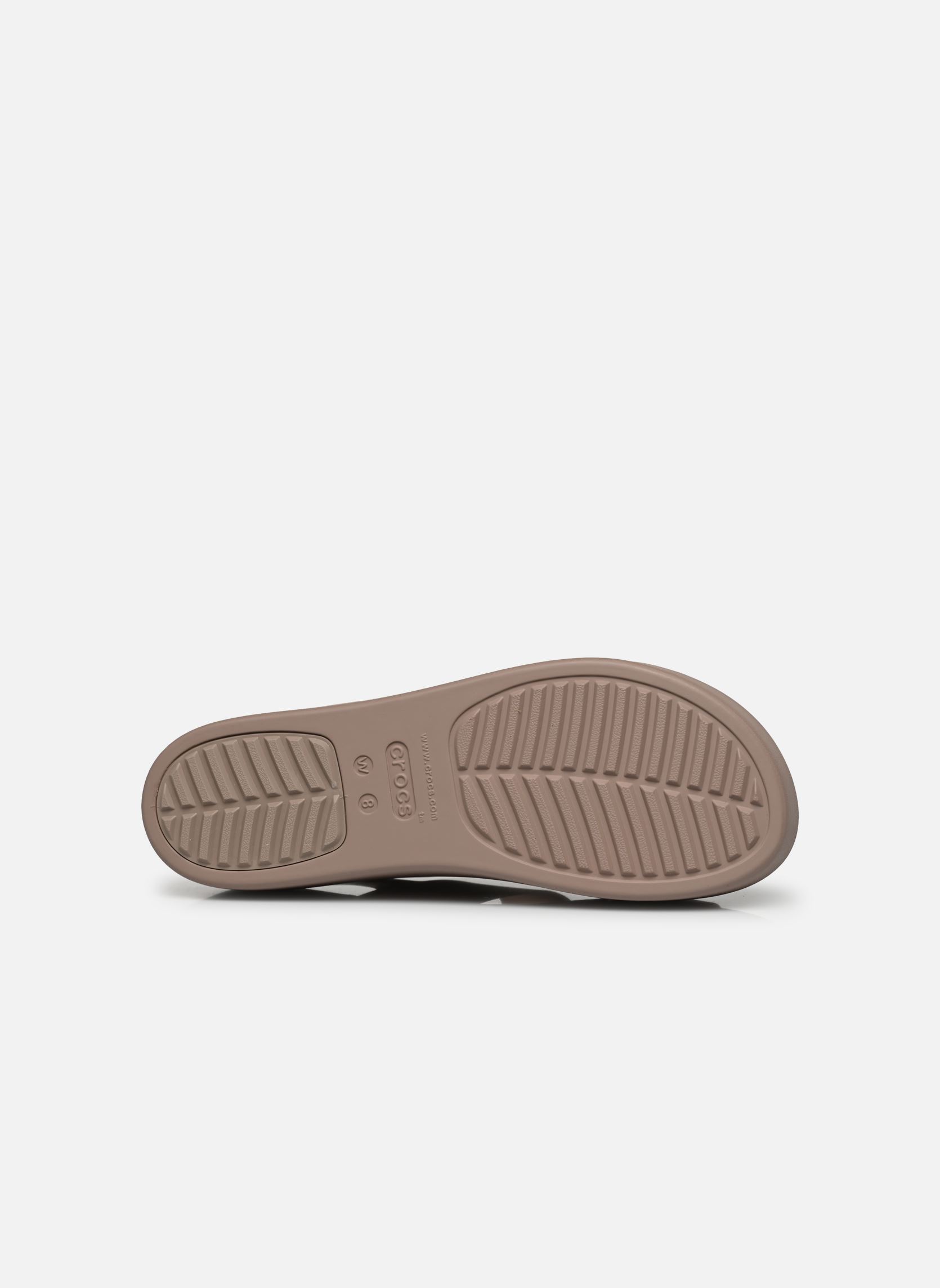 Keil- und Plateausandalen Crocs Brooklyn Low Wedge W damen braun Crocs Keil- und Plateausandalen Crocs Brooklyn Low Wedge W damen braun Latte/Mushroom