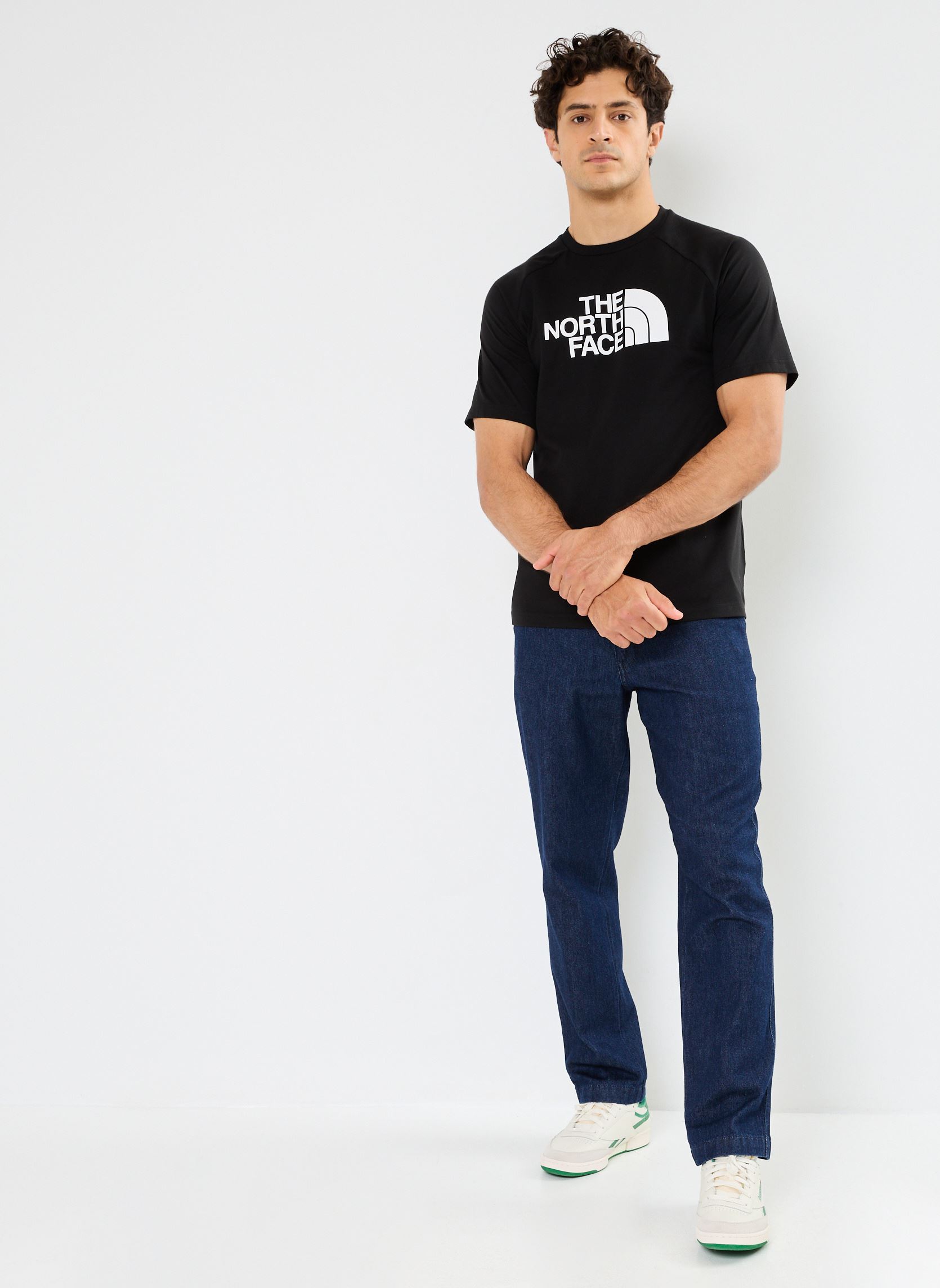 Tee-shirts M S/S RAGLAN EASY TEE homme noir The North Face Tee-shirts M S/S RAGLAN EASY TEE homme noir TNF BLACK