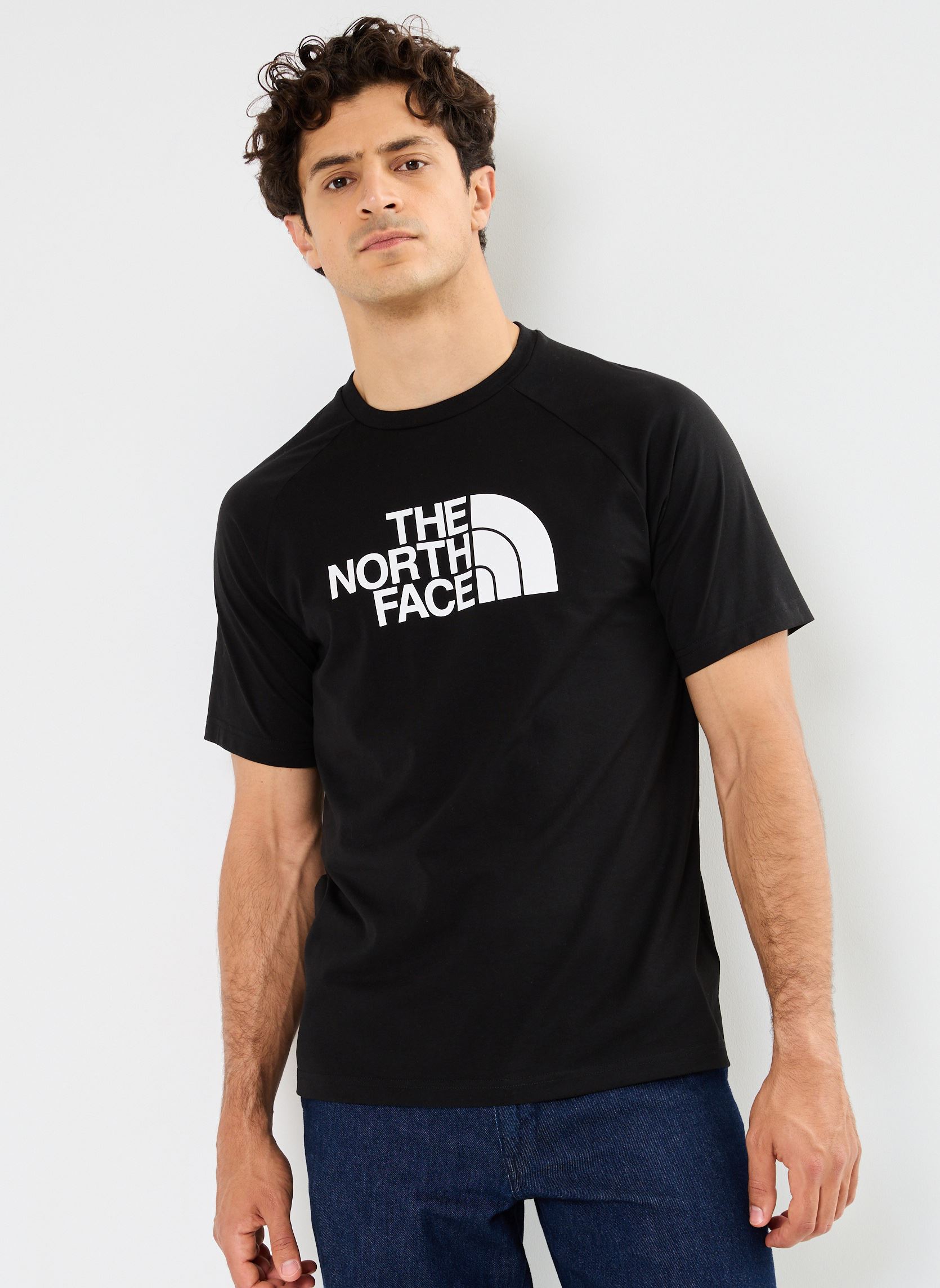 Tee-shirts M S/S RAGLAN EASY TEE homme noir The North Face Tee-shirts M S/S RAGLAN EASY TEE homme noir TNF BLACK