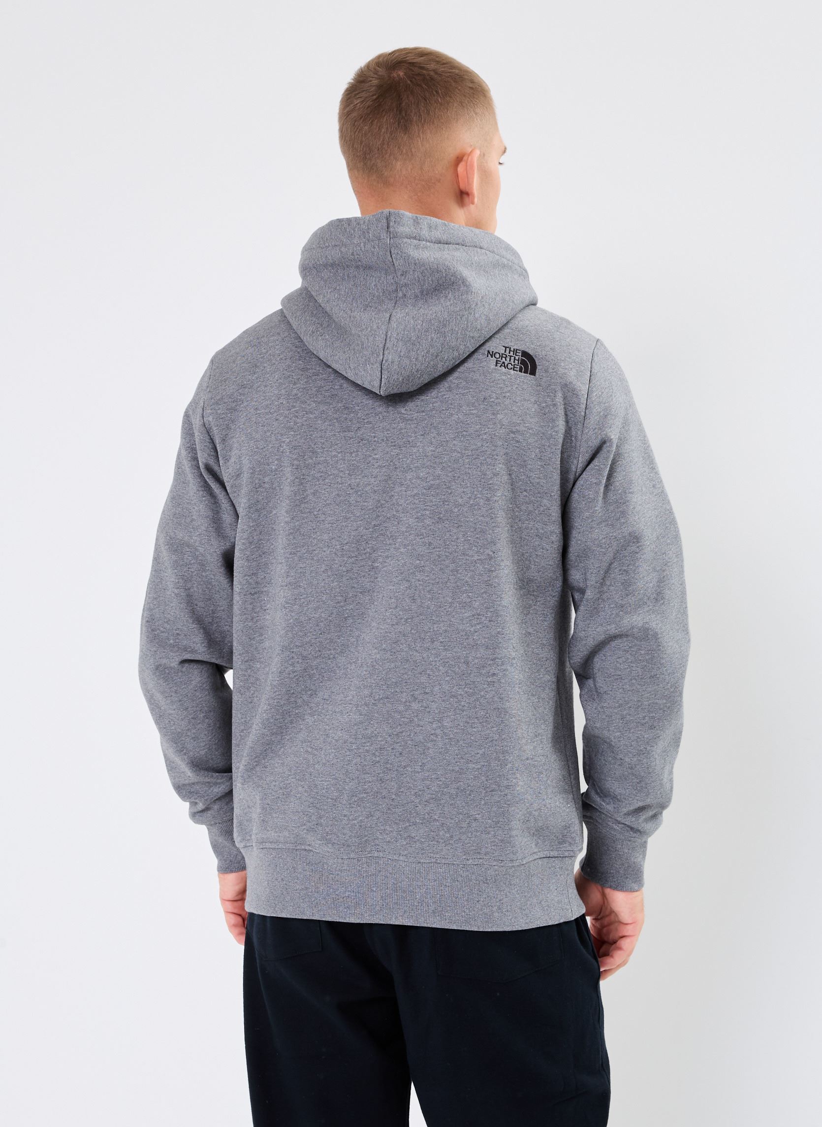 Felpe con cappuccio M Drew Peak Pullover Hoodie uomo grigio The North Face Felpe con cappuccio M Drew Peak Pullover Hoodie uomo grigio MEDIUM GREY HEATHER