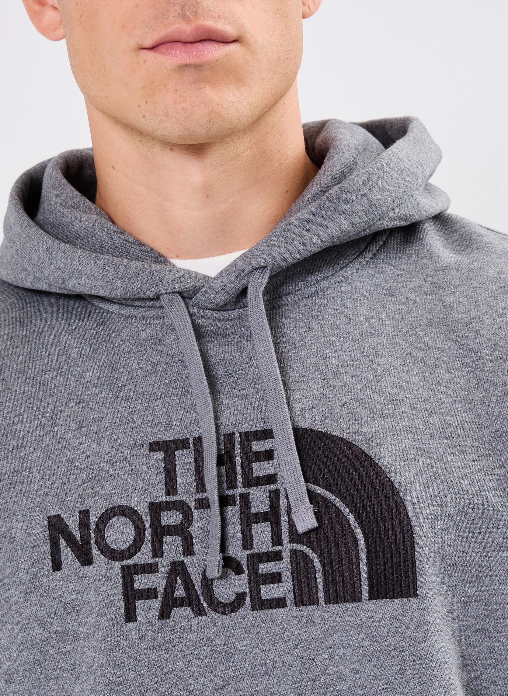 Felpe con cappuccio M Drew Peak Pullover Hoodie uomo grigio The North Face Felpe con cappuccio M Drew Peak Pullover Hoodie uomo grigio MEDIUM GREY HEATHER