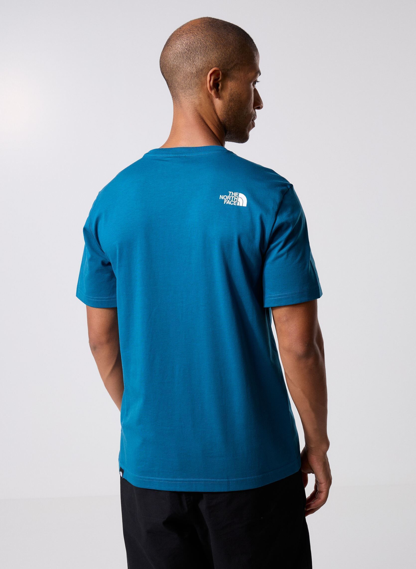 Tee-shirts M SS Easy Tee homme bleu The North Face Tee-shirts M SS Easy Tee homme bleu MINERAL INK