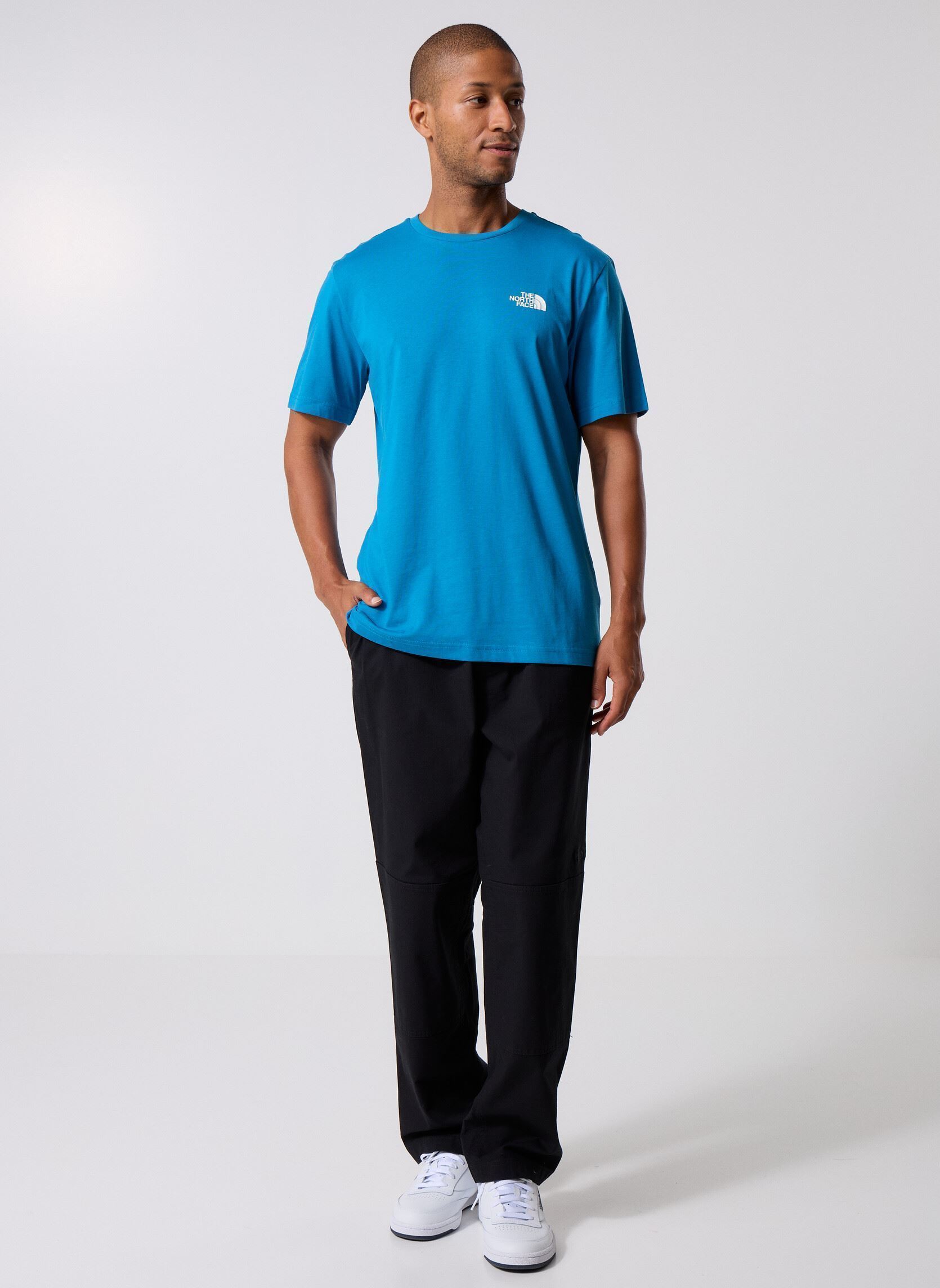 Tee-shirts M SS Simple Dome Tee homme bleu The North Face Tee-shirts M SS Simple Dome Tee homme bleu DUSK BLUE