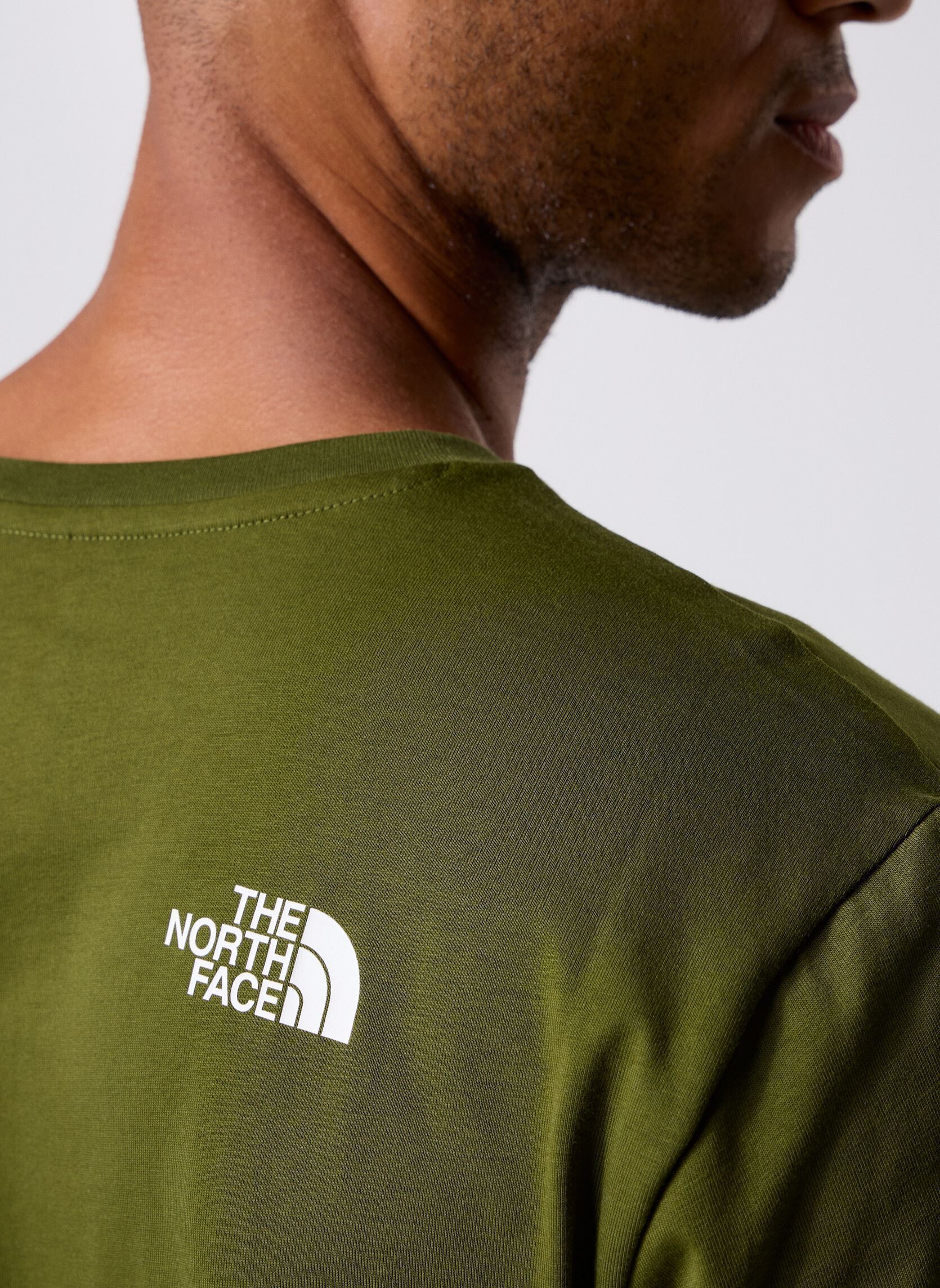 Tee-shirts M SS Simple Dome Tee homme vert The North Face Tee-shirts M SS Simple Dome Tee homme vert WOODLAND GREEN