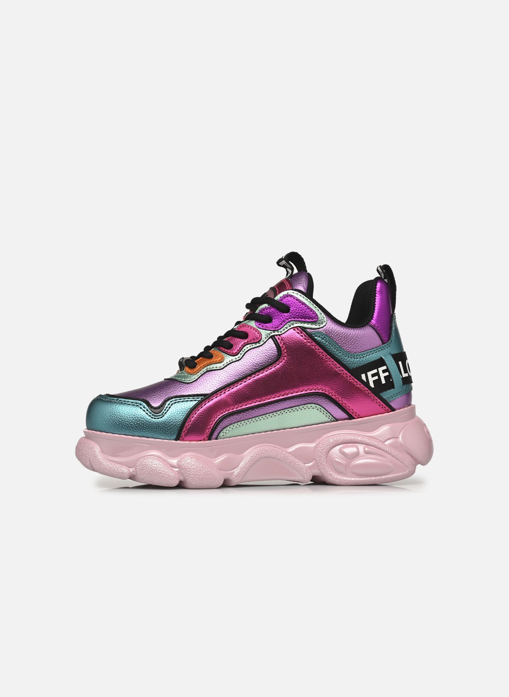 Niedrige Sneaker CHAI damen rosa Buffalo Niedrige Sneaker CHAI damen rosa PINK/BLUE METALLIC