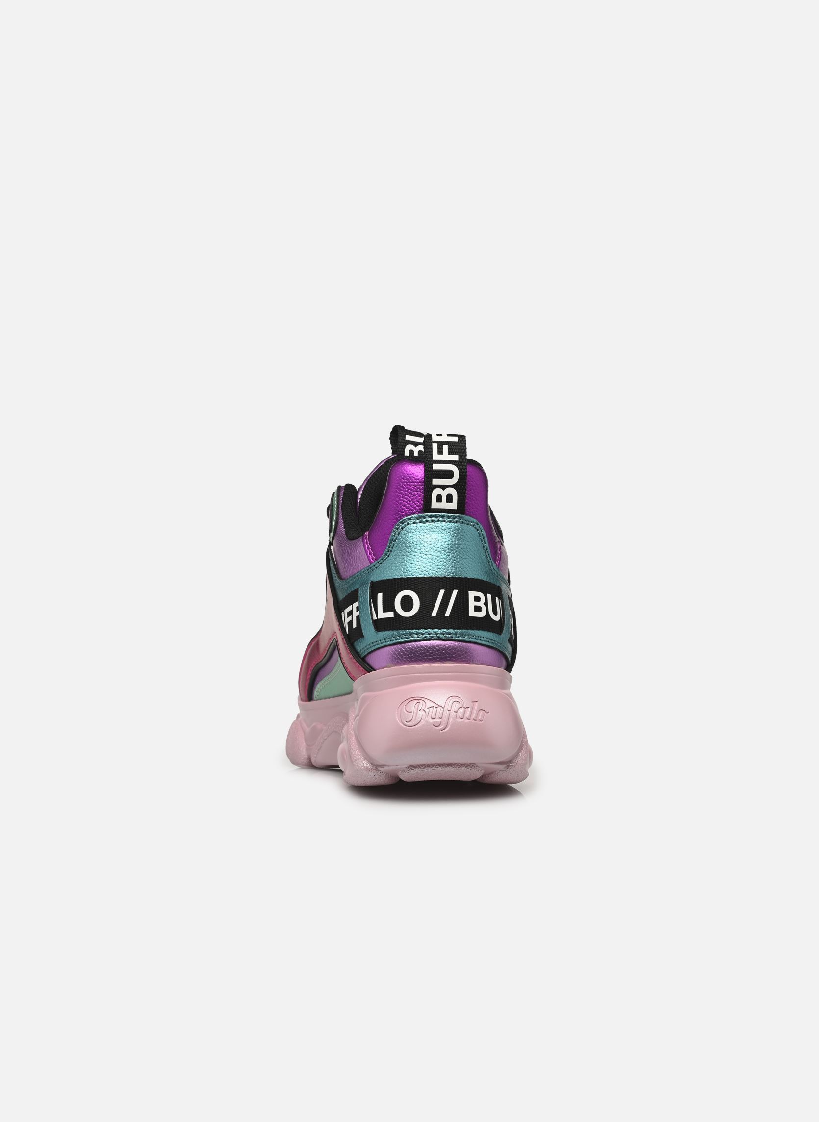 Niedrige Sneaker CHAI damen rosa Buffalo Niedrige Sneaker CHAI damen rosa PINK/BLUE METALLIC