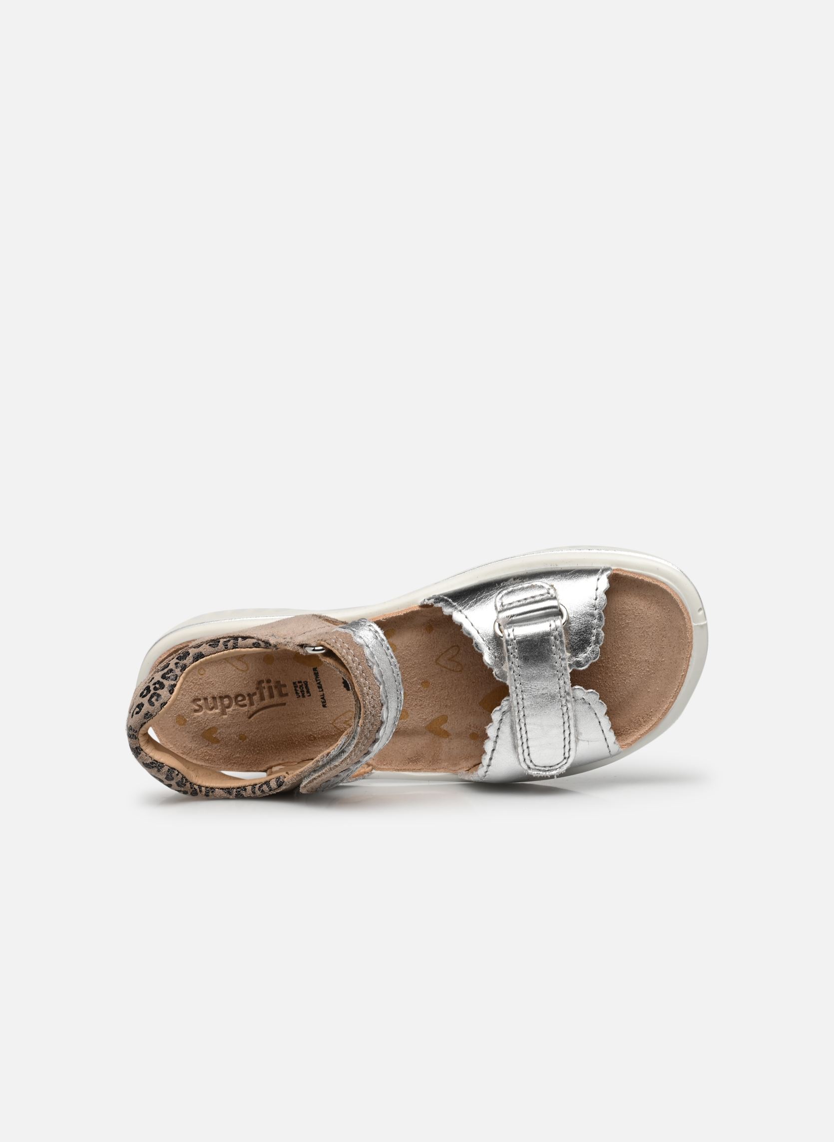 Sandalen Sparkle mädchen grau Superfit Sandalen Sparkle mädchen grau SILVER/BEIGE