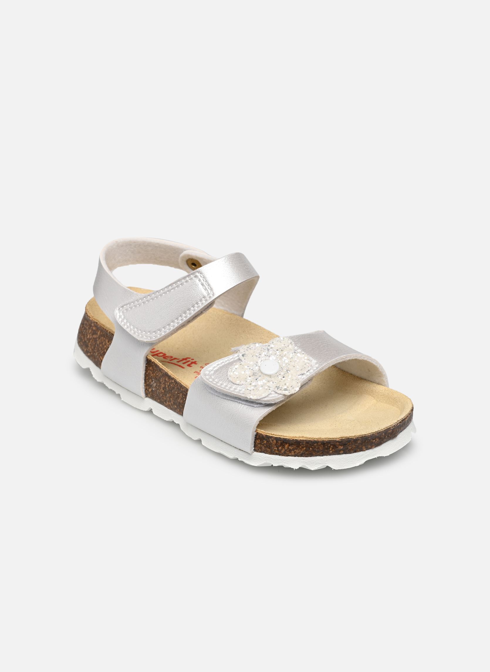 Sandales Fussbettpantoffel fille blanc Superfit Sandales Fussbettpantoffel fille blanc WEISS