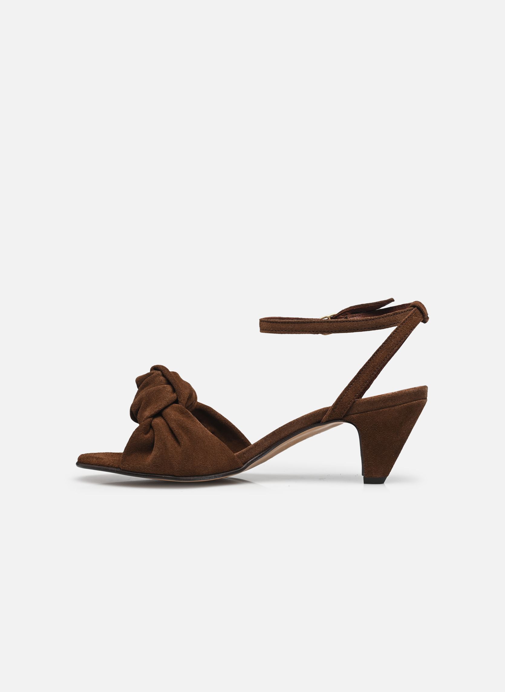 Sandalias ALIZA 50 mujer marrón Anonymous Copenhagen Sandalias ALIZA 50 mujer marrón CALF SUEDE COCONUT BROWN