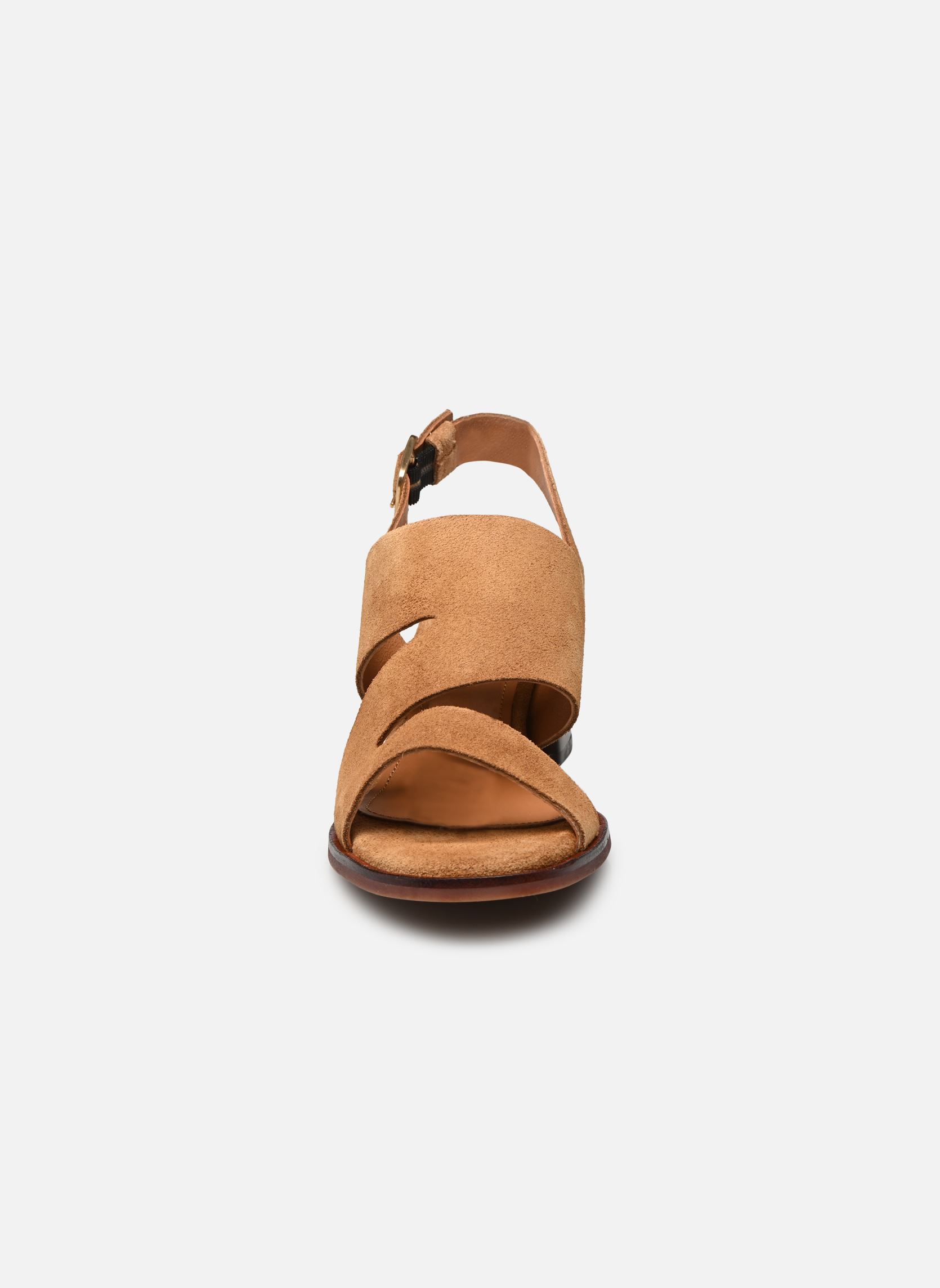 Sandali BRITTA 55 donna marrone Anonymous Copenhagen Sandali BRITTA 55 donna marrone CALF SUEDE BAMBOO BROWN