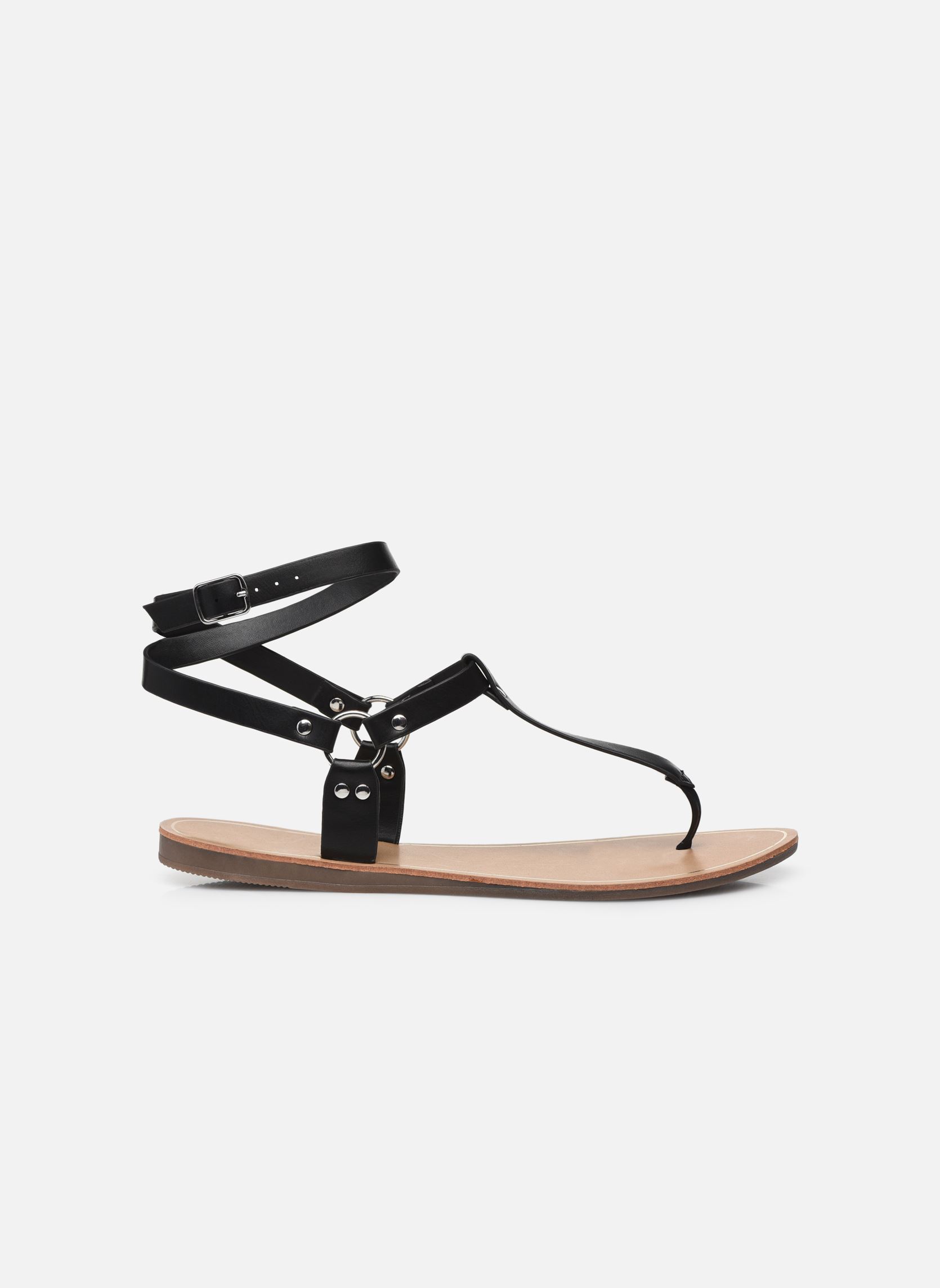 Sandalen ONLMAYA PU ANKLE WRAP SANDAL damen schwarz ONLY Sandalen ONLMAYA PU ANKLE WRAP SANDAL damen schwarz Black