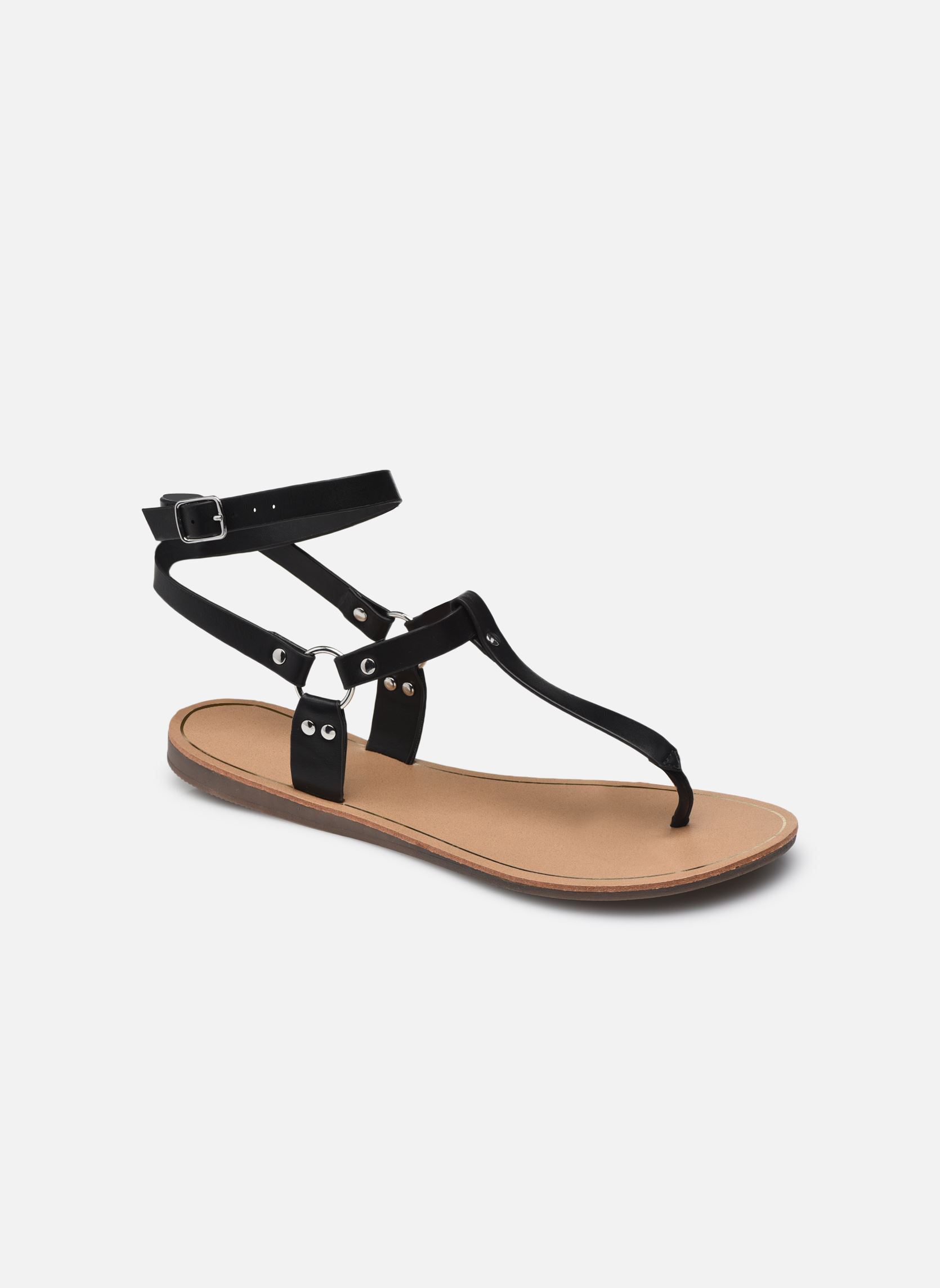 Sandalen ONLMAYA PU ANKLE WRAP SANDAL damen schwarz ONLY Sandalen ONLMAYA PU ANKLE WRAP SANDAL damen schwarz Black