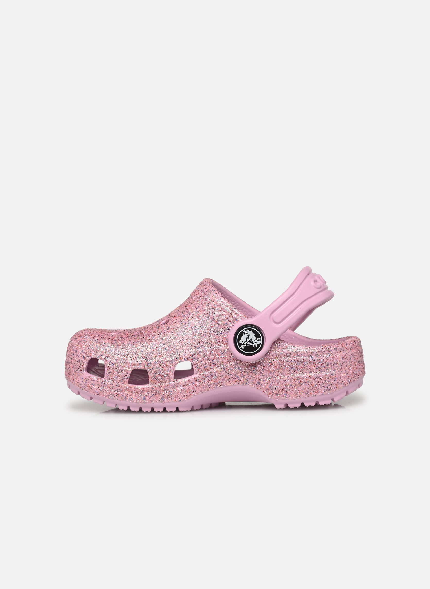 Mules et sabots Classic Glitter Clog K fille rose Crocs Mules et sabots Classic Glitter Clog K fille rose Pink Rainbow