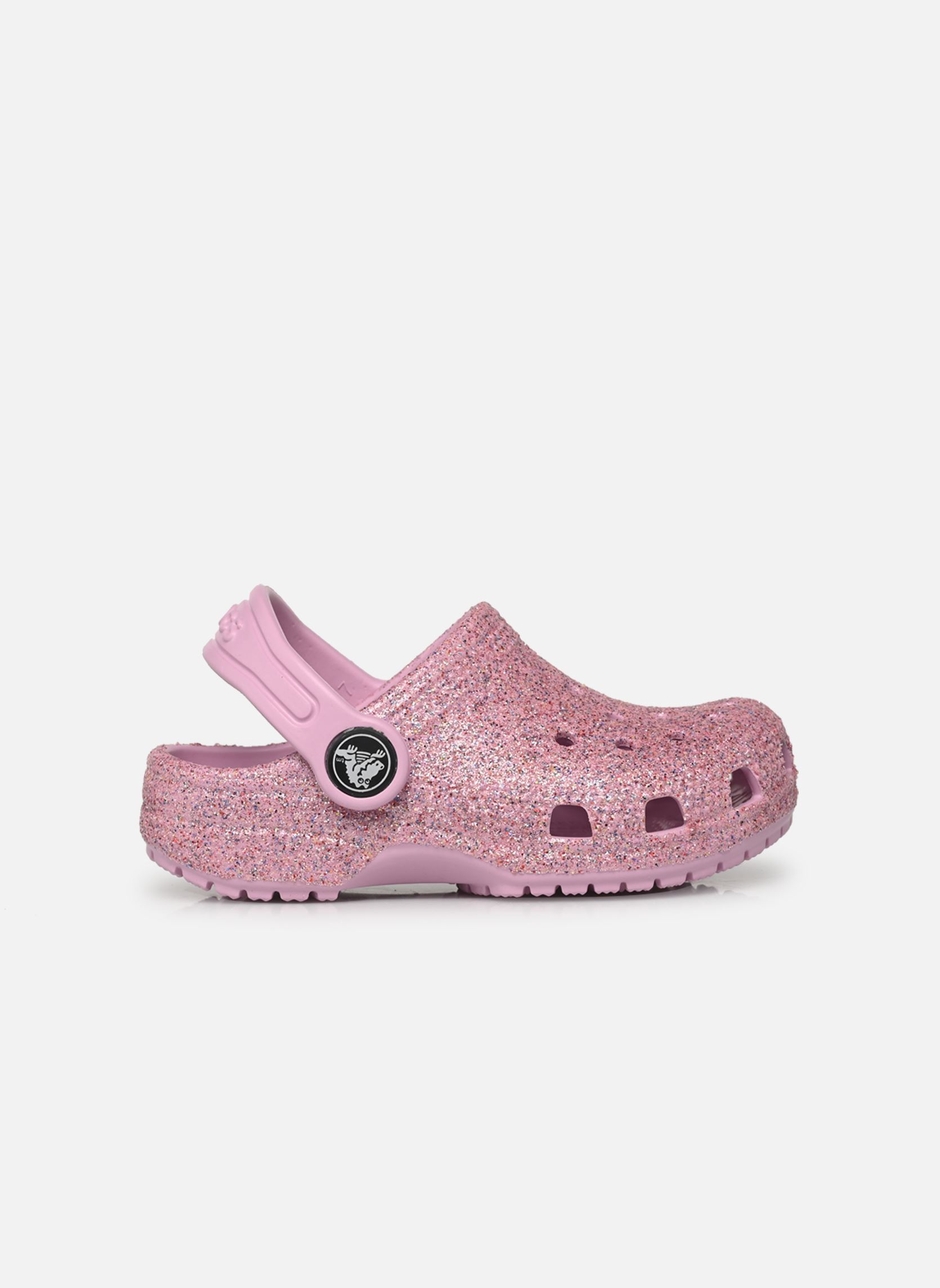 Mules et sabots Classic Glitter Clog K fille rose Crocs Mules et sabots Classic Glitter Clog K fille rose Pink Rainbow