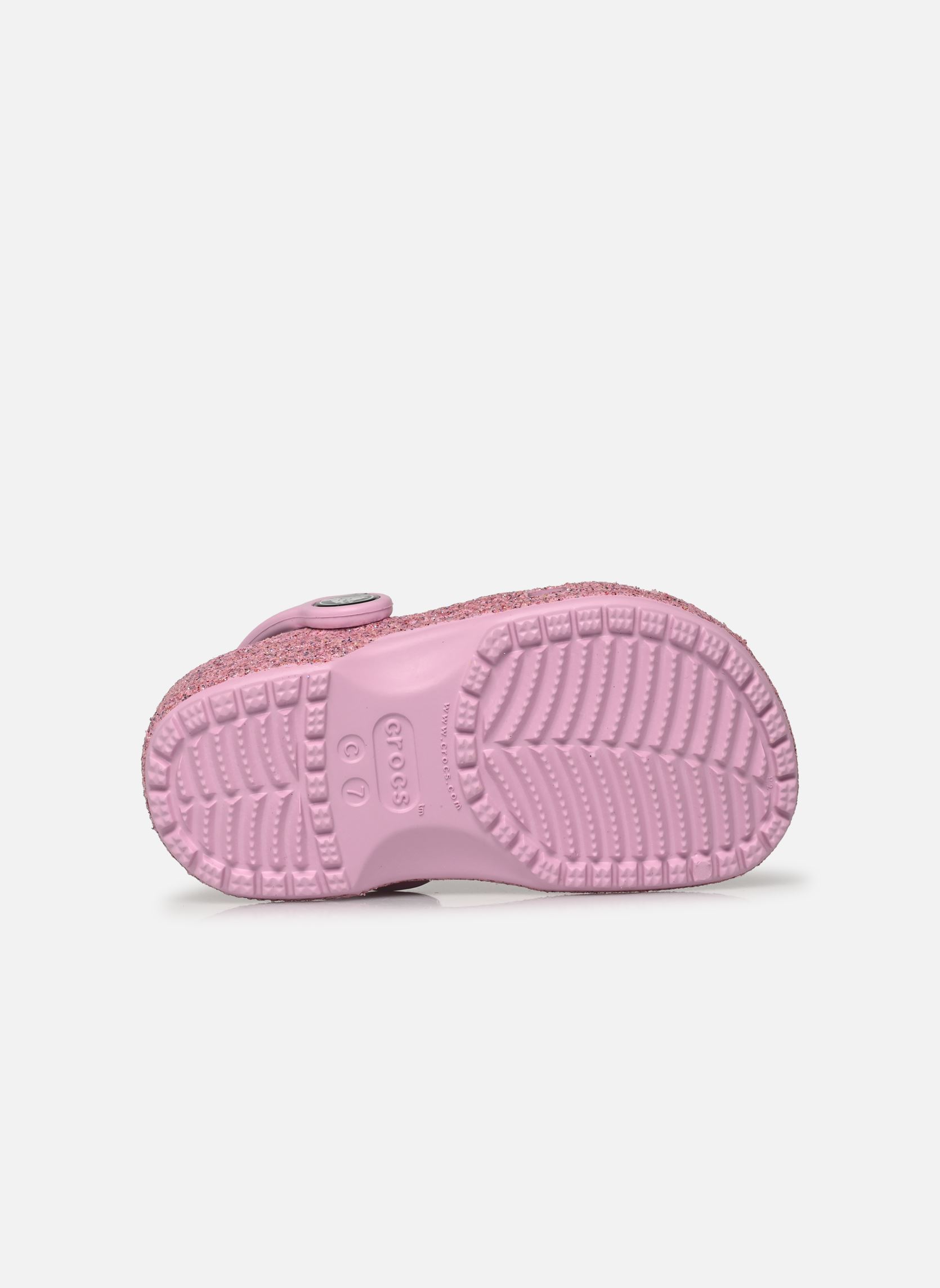Mules et sabots Classic Glitter Clog K fille rose Crocs Mules et sabots Classic Glitter Clog K fille rose Pink Rainbow
