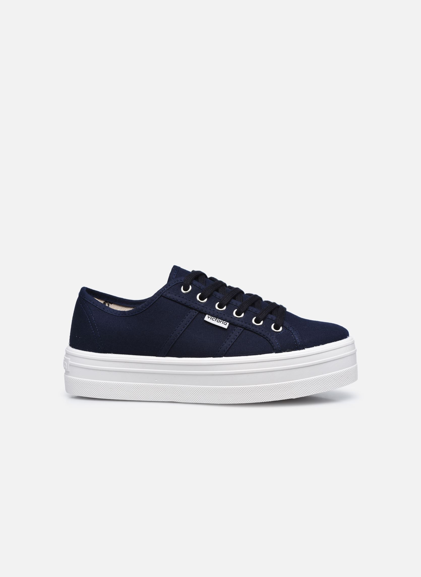 Print sneakers Barcelona Lona Platforma W dames blauw Victoria Print sneakers Barcelona Lona Platforma W dames blauw Marino
