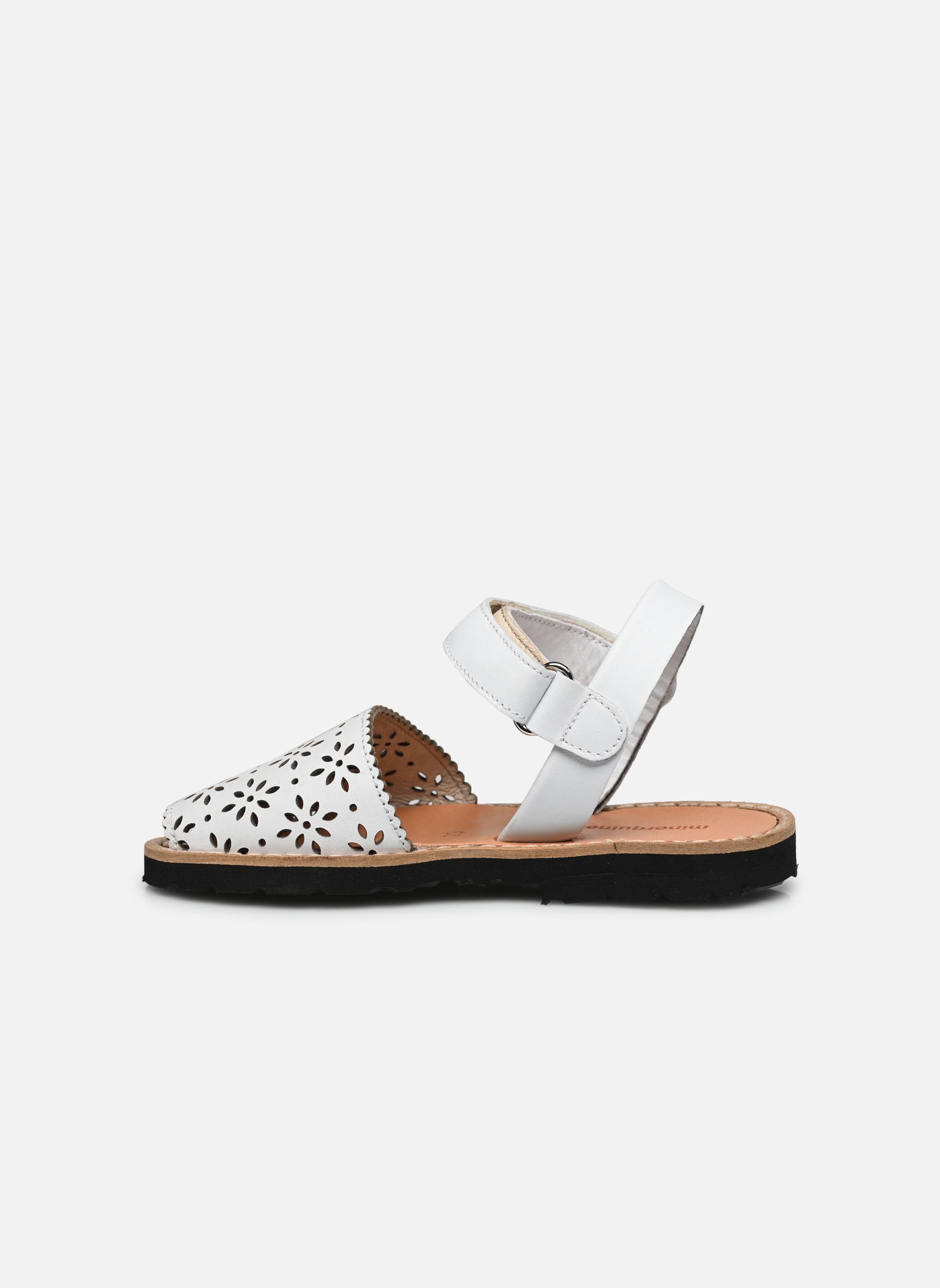 Sandali Avarca Velcro bambina bianco Minorquines Sandali Avarca Velcro bambina bianco BLANCO