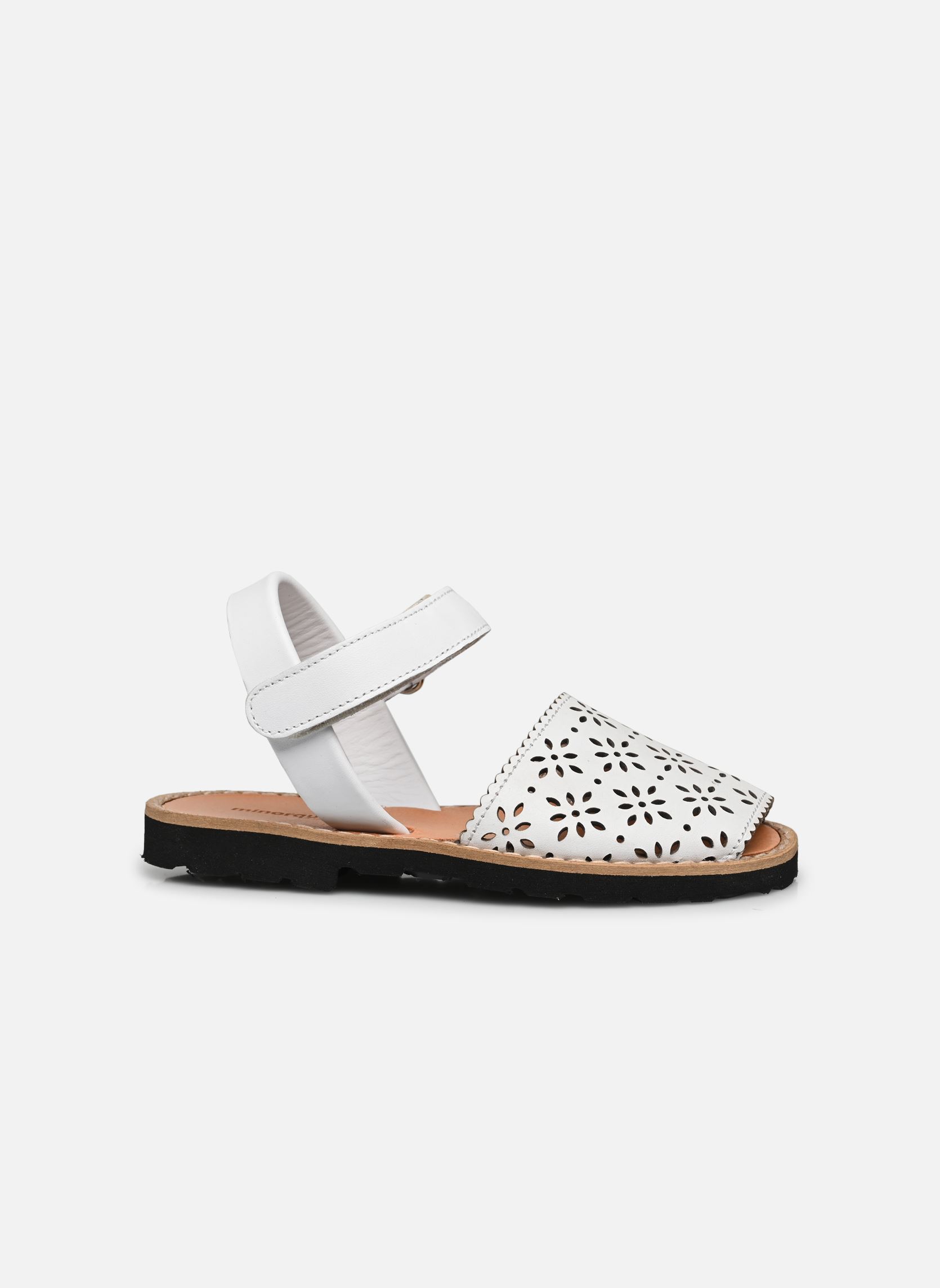 Sandali Avarca Velcro bambina bianco Minorquines Sandali Avarca Velcro bambina bianco BLANCO