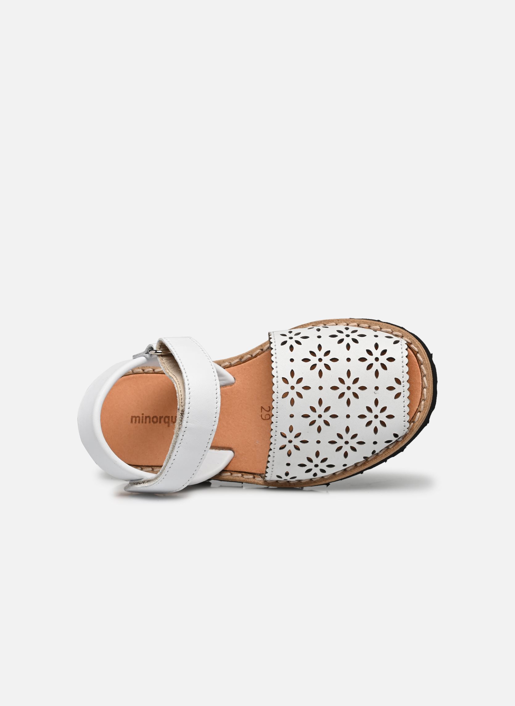 Sandali Avarca Velcro bambina bianco Minorquines Sandali Avarca Velcro bambina bianco BLANCO