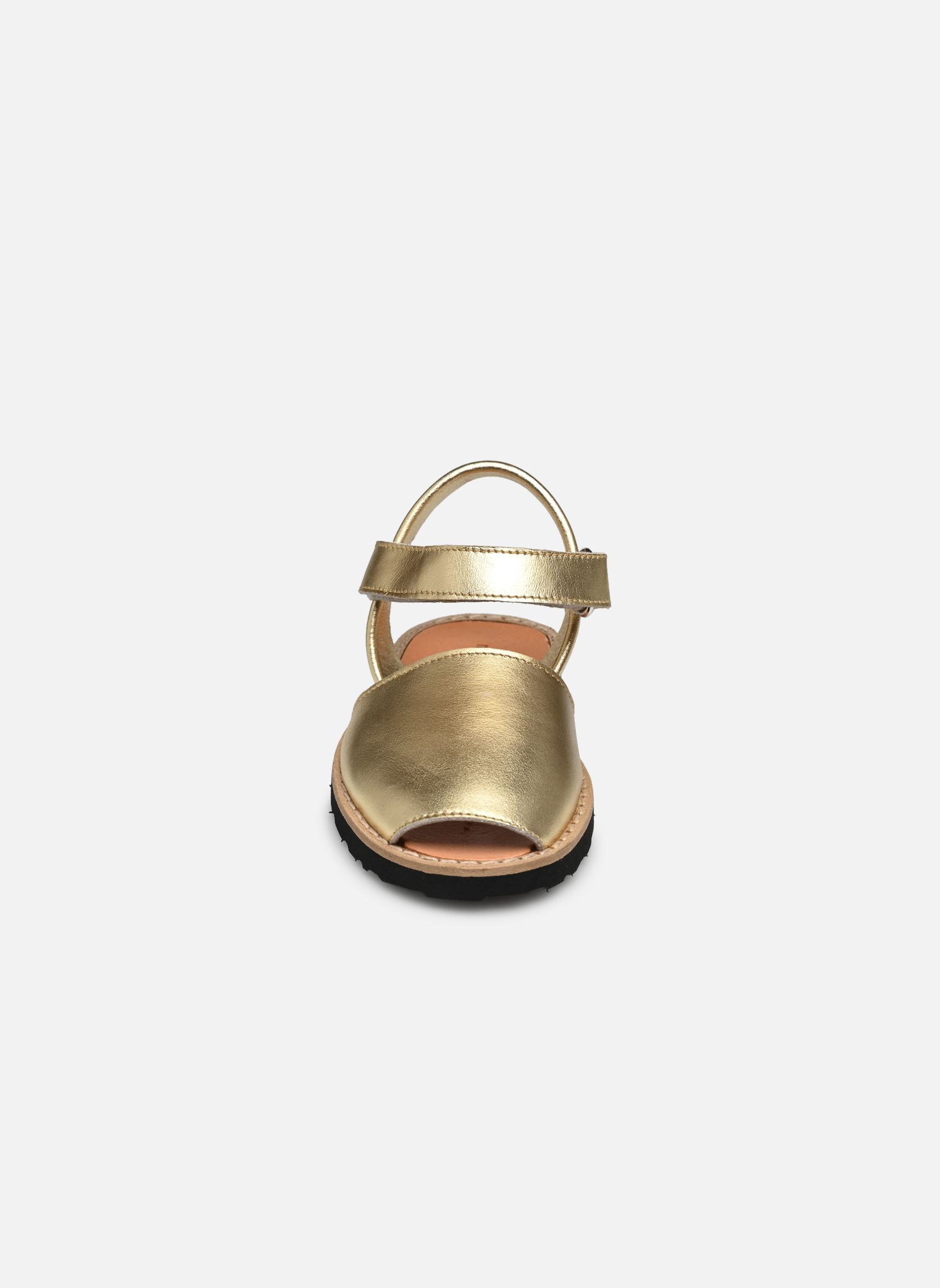 Sandalias Avarca Velcro niña oro y bronce Minorquines Sandalias Avarca Velcro niña oro y bronce ORO