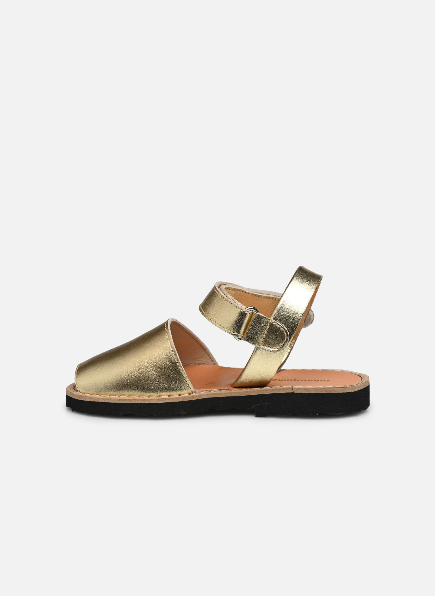 Sandalias Avarca Velcro niña oro y bronce Minorquines Sandalias Avarca Velcro niña oro y bronce ORO