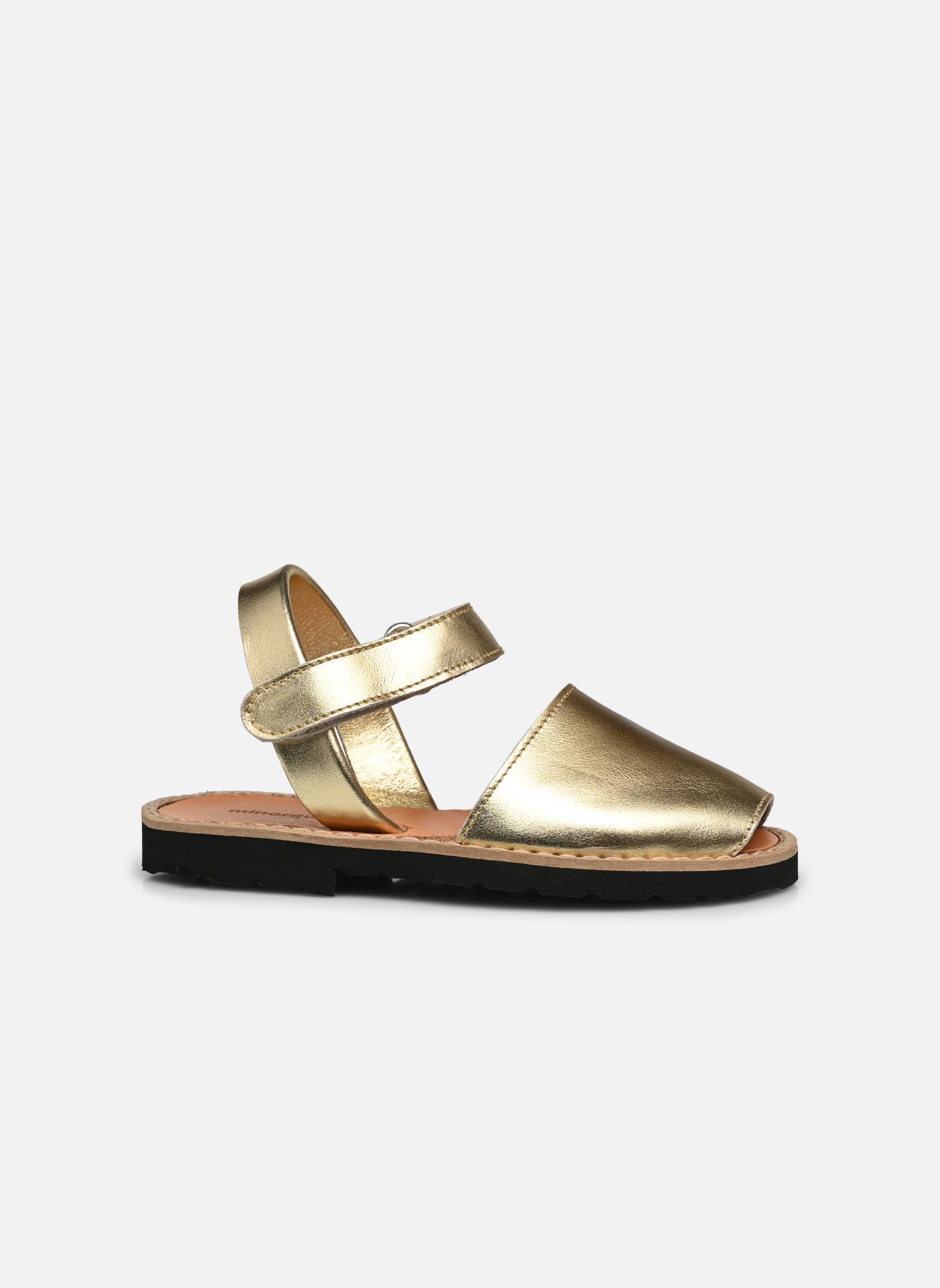 Sandalias Avarca Velcro niña oro y bronce Minorquines Sandalias Avarca Velcro niña oro y bronce ORO