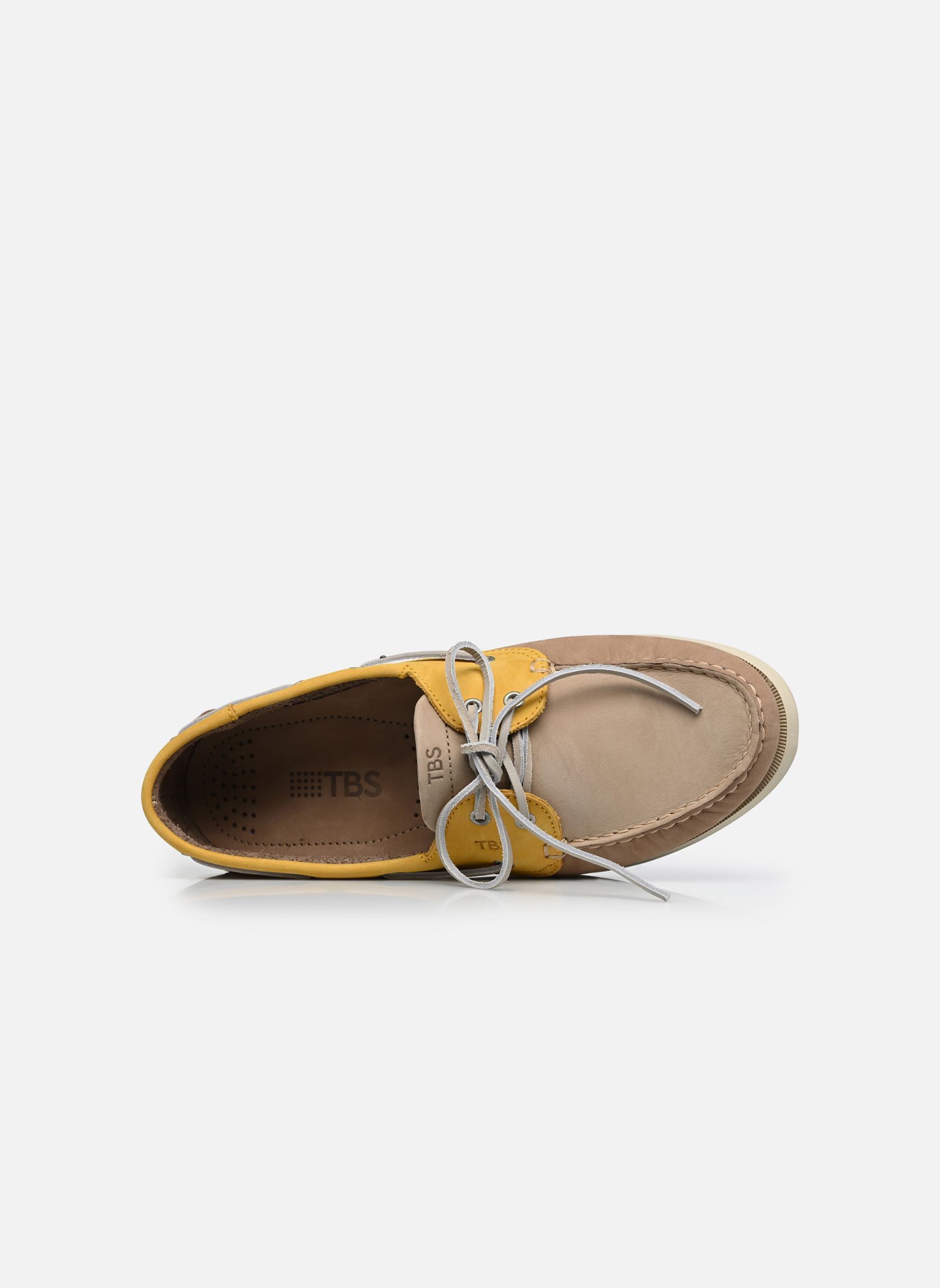 Bootschoenen PHENIS heren beige TBS Bootschoenen PHENIS heren beige BEIGE + MIMOSA
