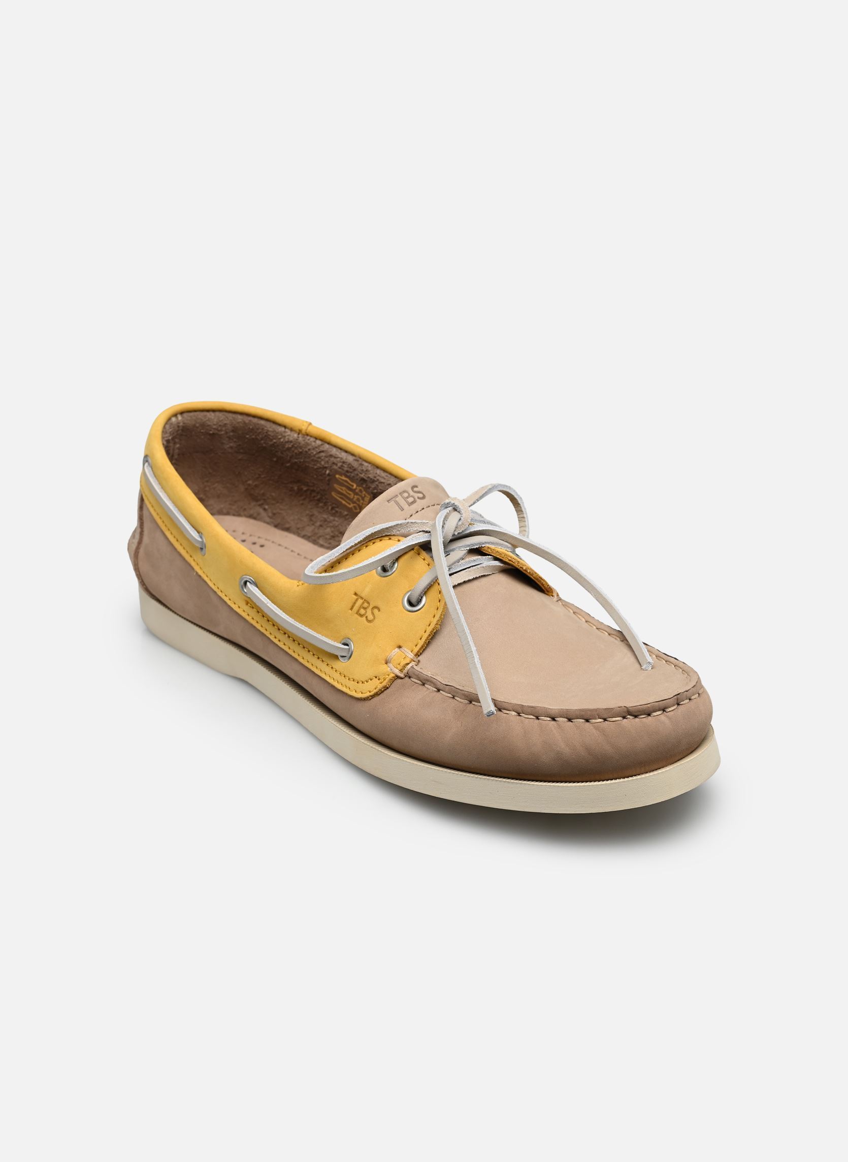Bootschoenen PHENIS heren beige TBS Bootschoenen PHENIS heren beige BEIGE + MIMOSA