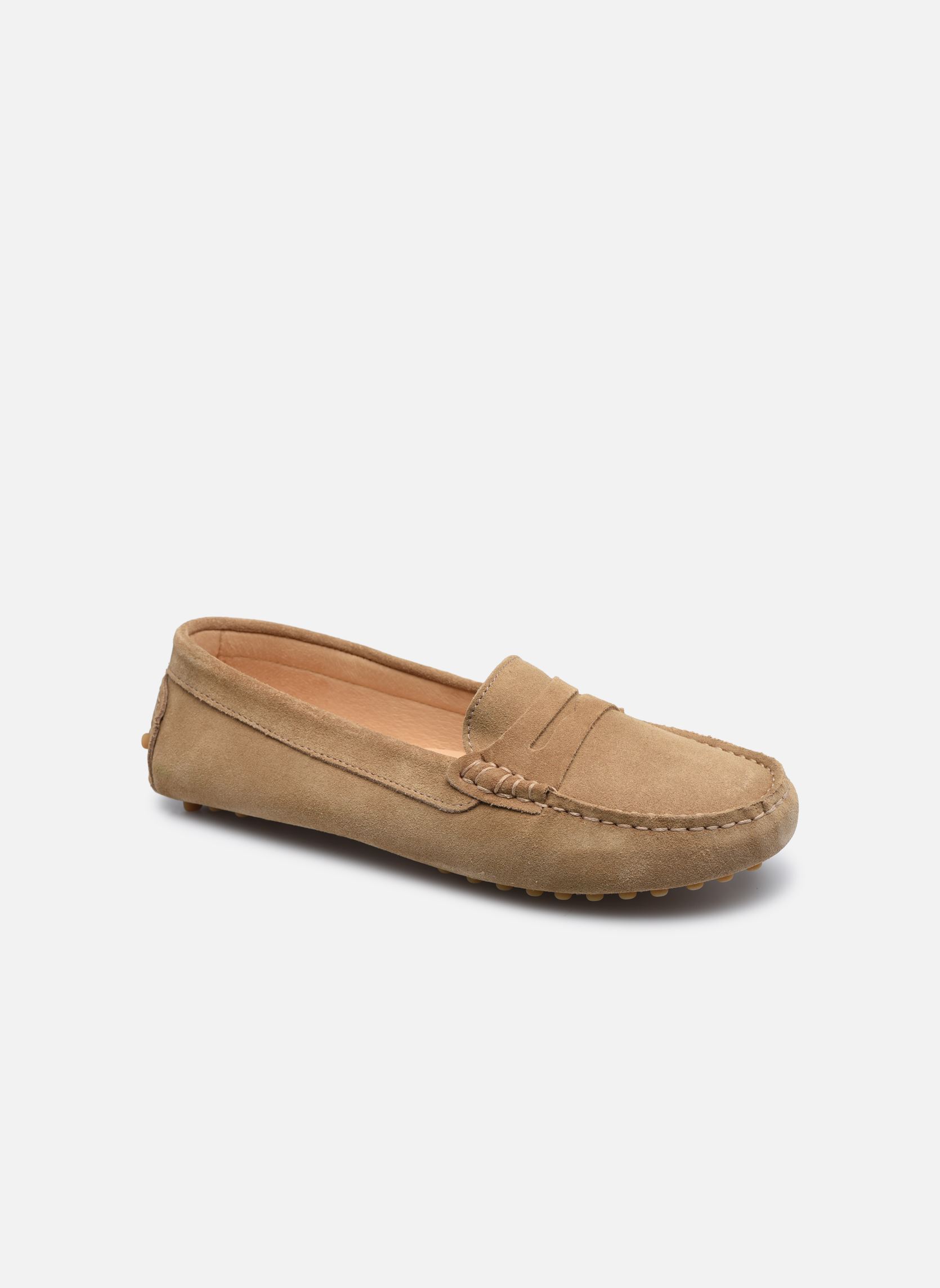 Loafer Stolima damen beige Georgia Rose Loafer Stolima damen beige CUIR VELOURS BEIGE