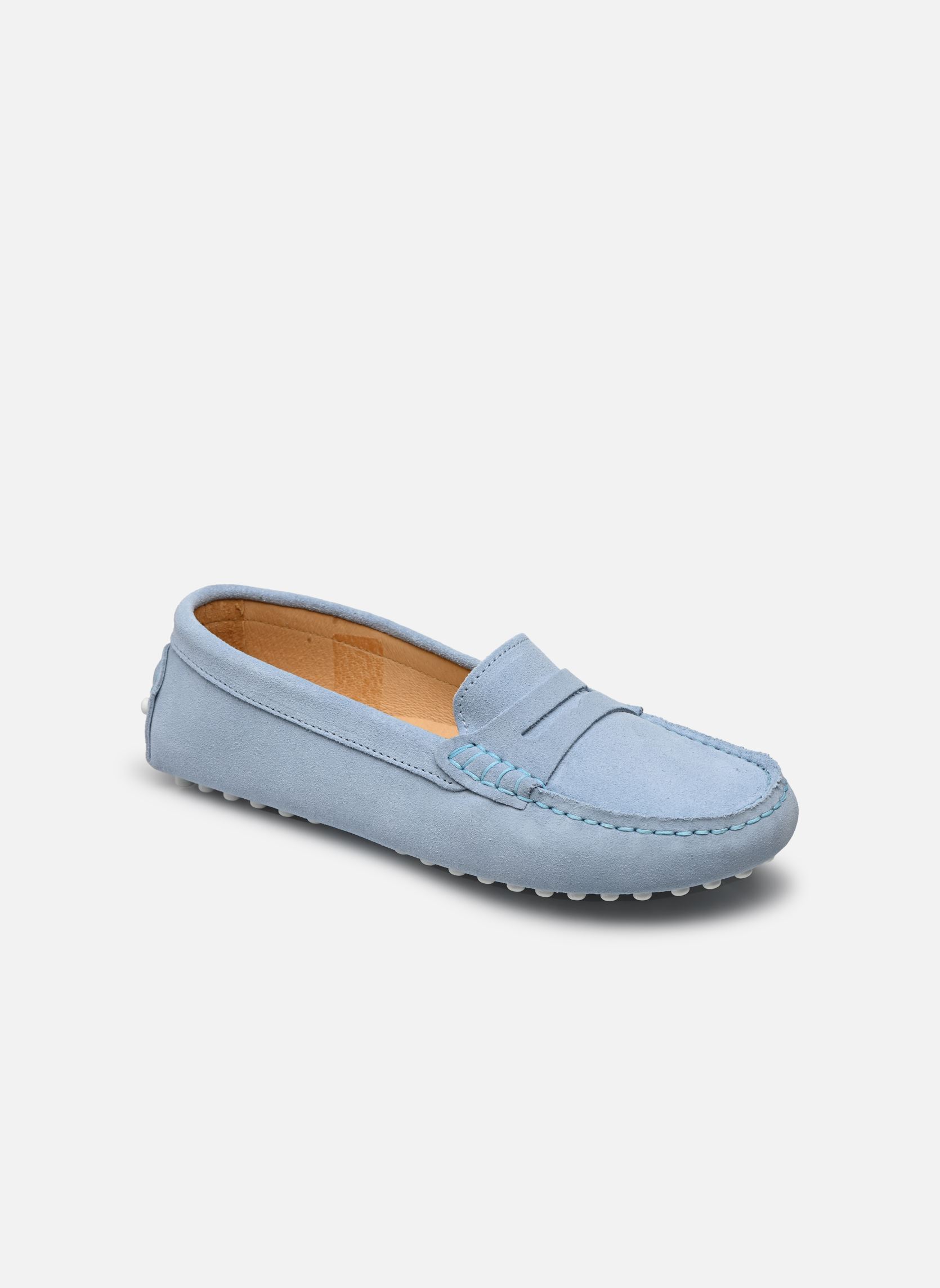 Mocassins Stolima dames blauw Georgia Rose Mocassins Stolima dames blauw Bleu ciel